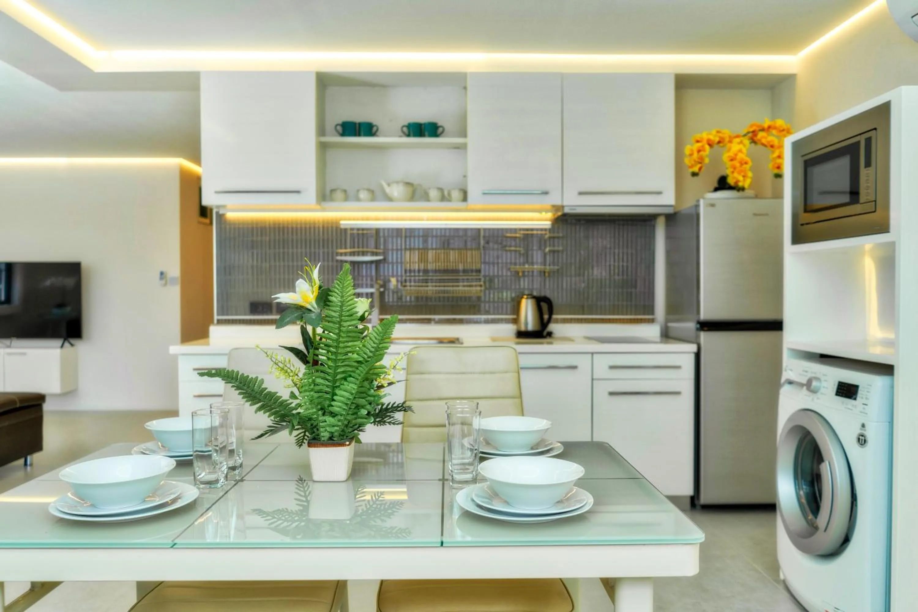 Dining area in Viengping Mansion