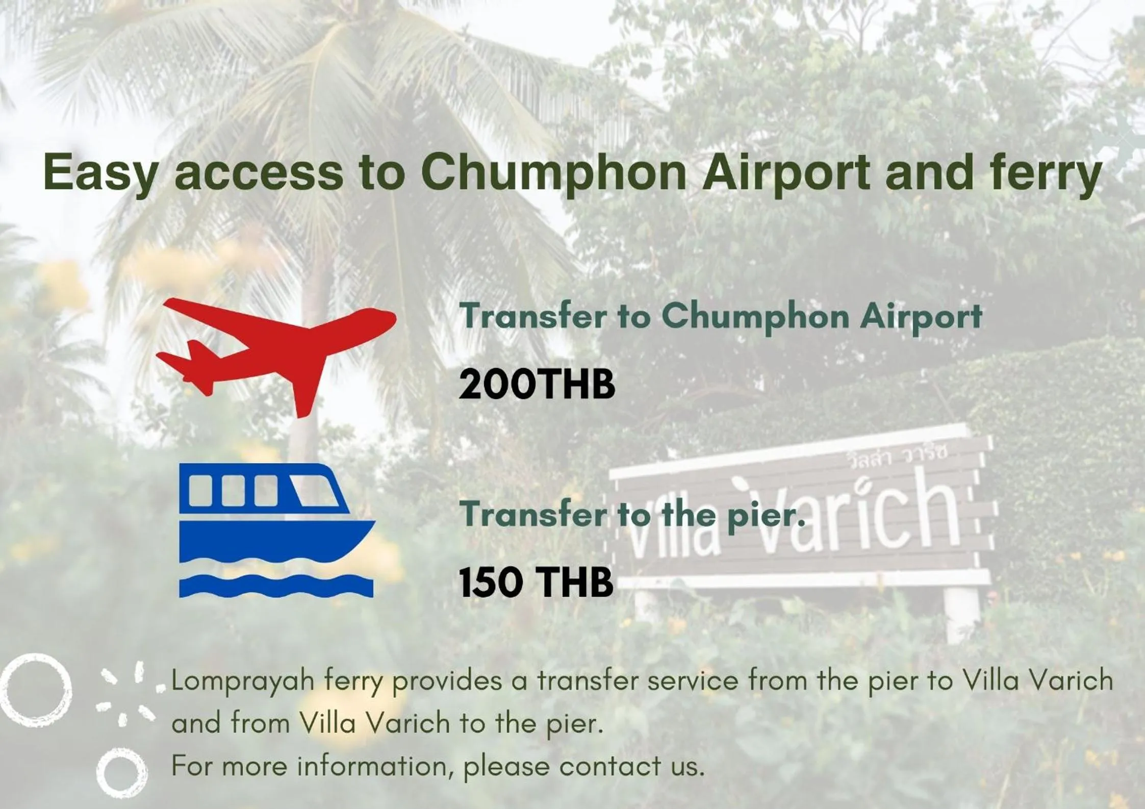 shuttle in Villa Varich