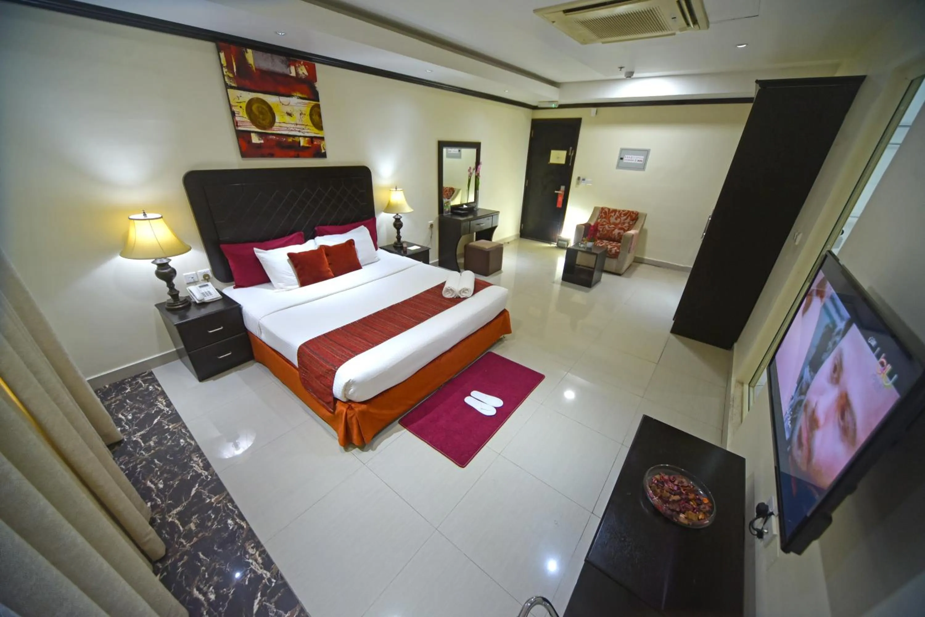Bed in Alain Hotel Ajman