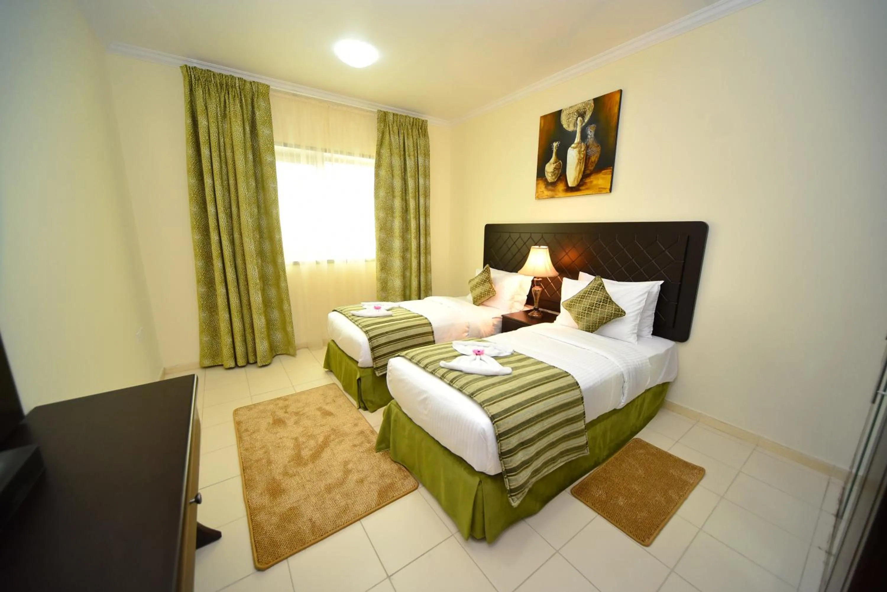 Bed in Alain Hotel Ajman