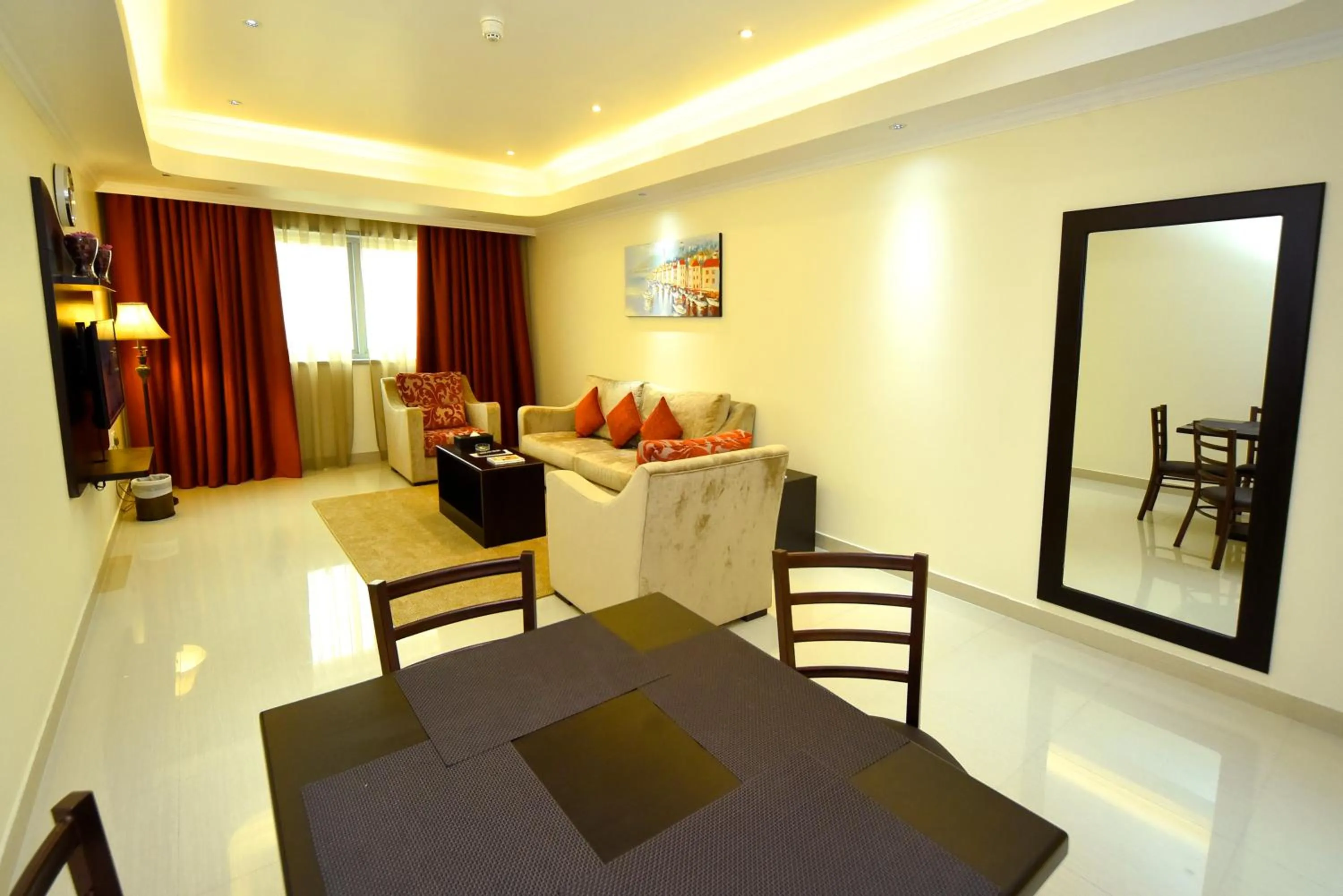 Living room in Alain Hotel Ajman