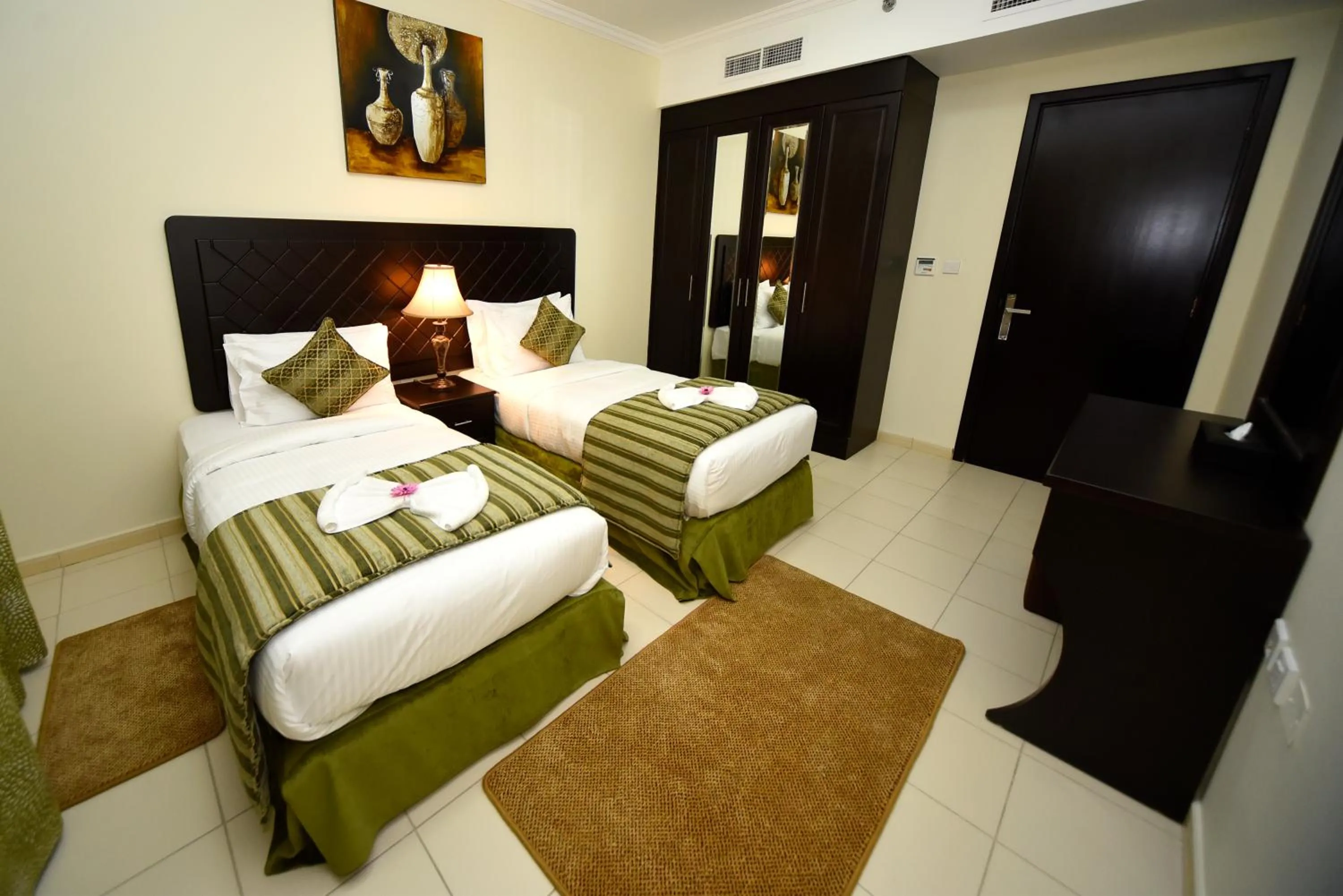 Bed in Alain Hotel Ajman