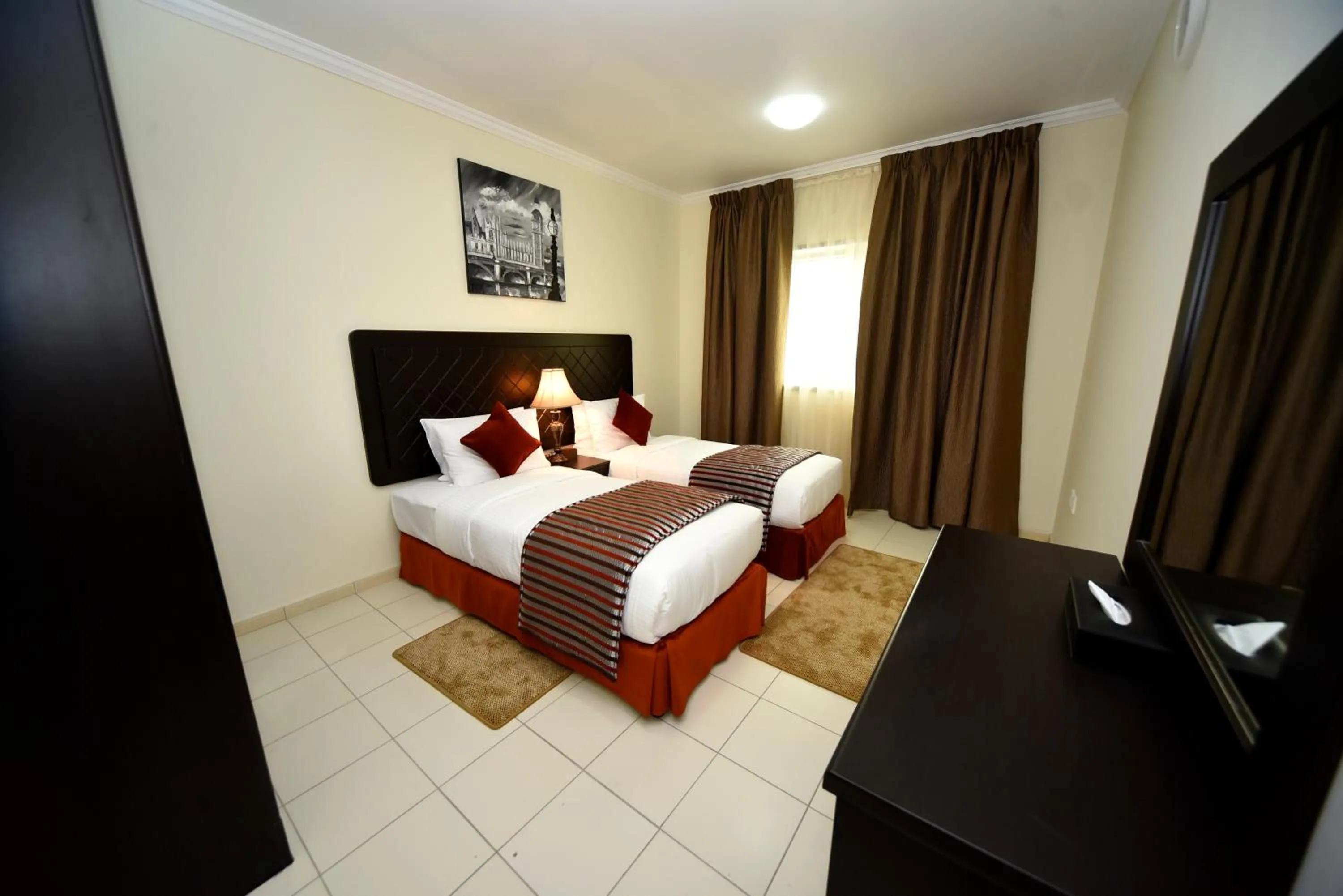 Bed in Alain Hotel Ajman