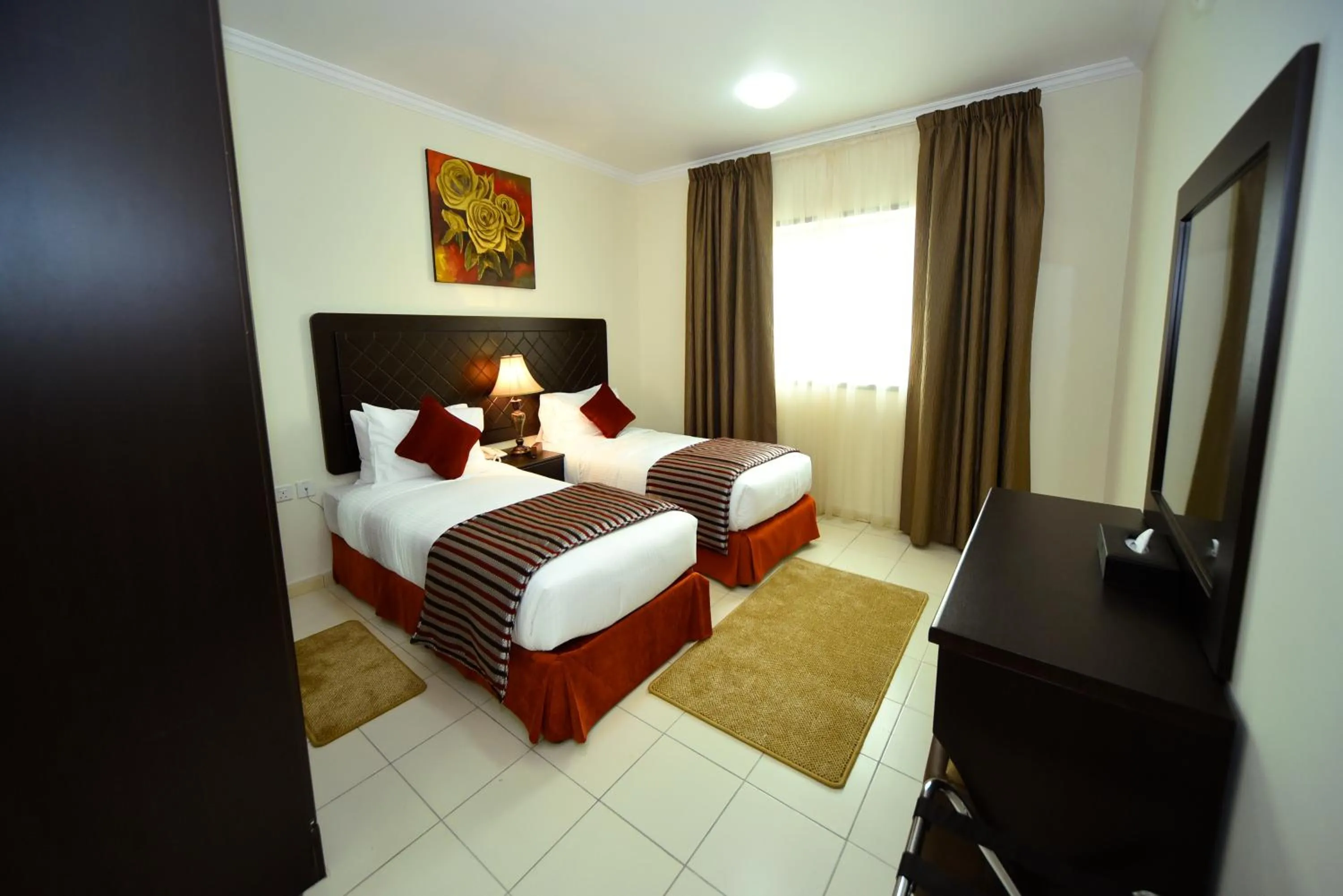 Bed in Alain Hotel Ajman