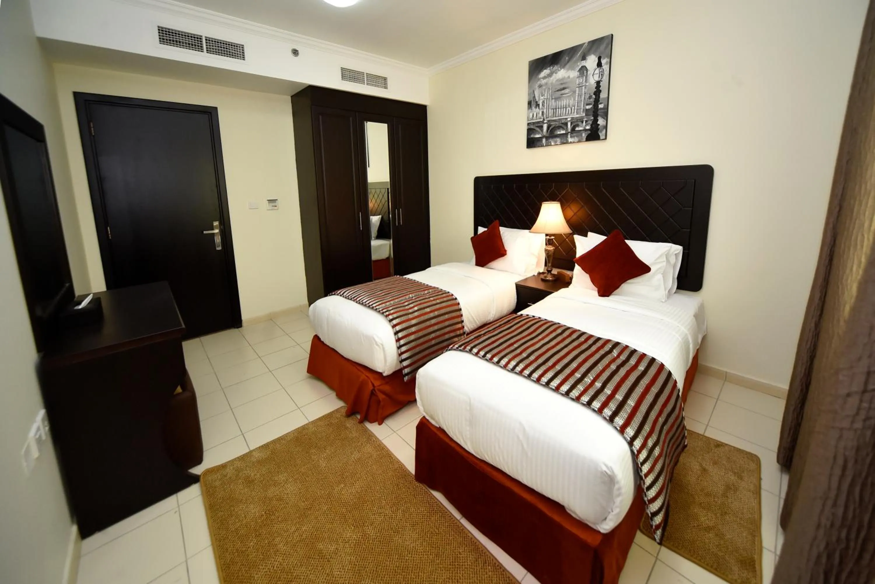 Bed in Alain Hotel Ajman