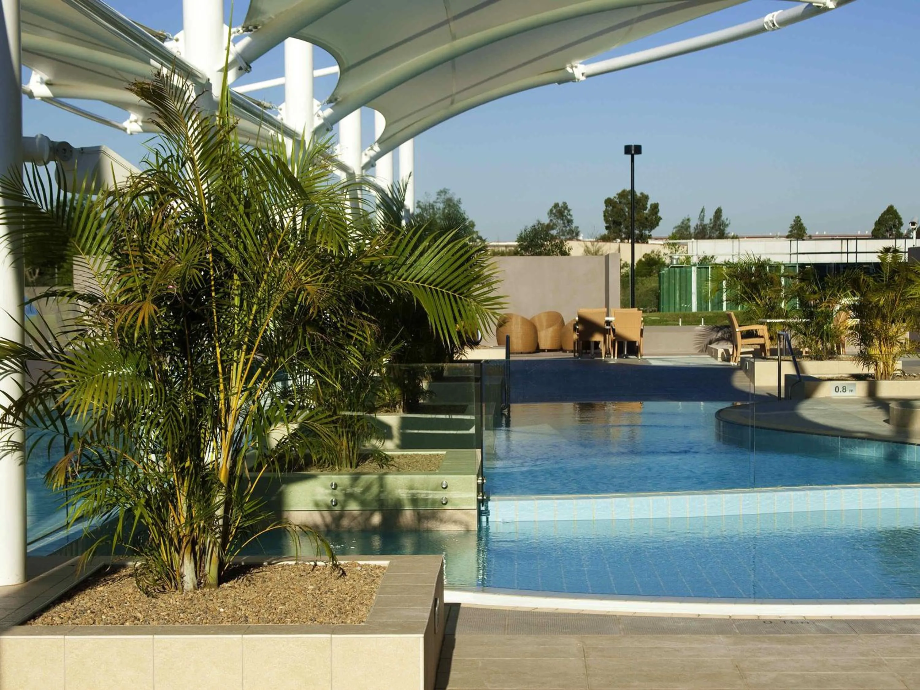 Pool view in Mercure Sydney Liverpool