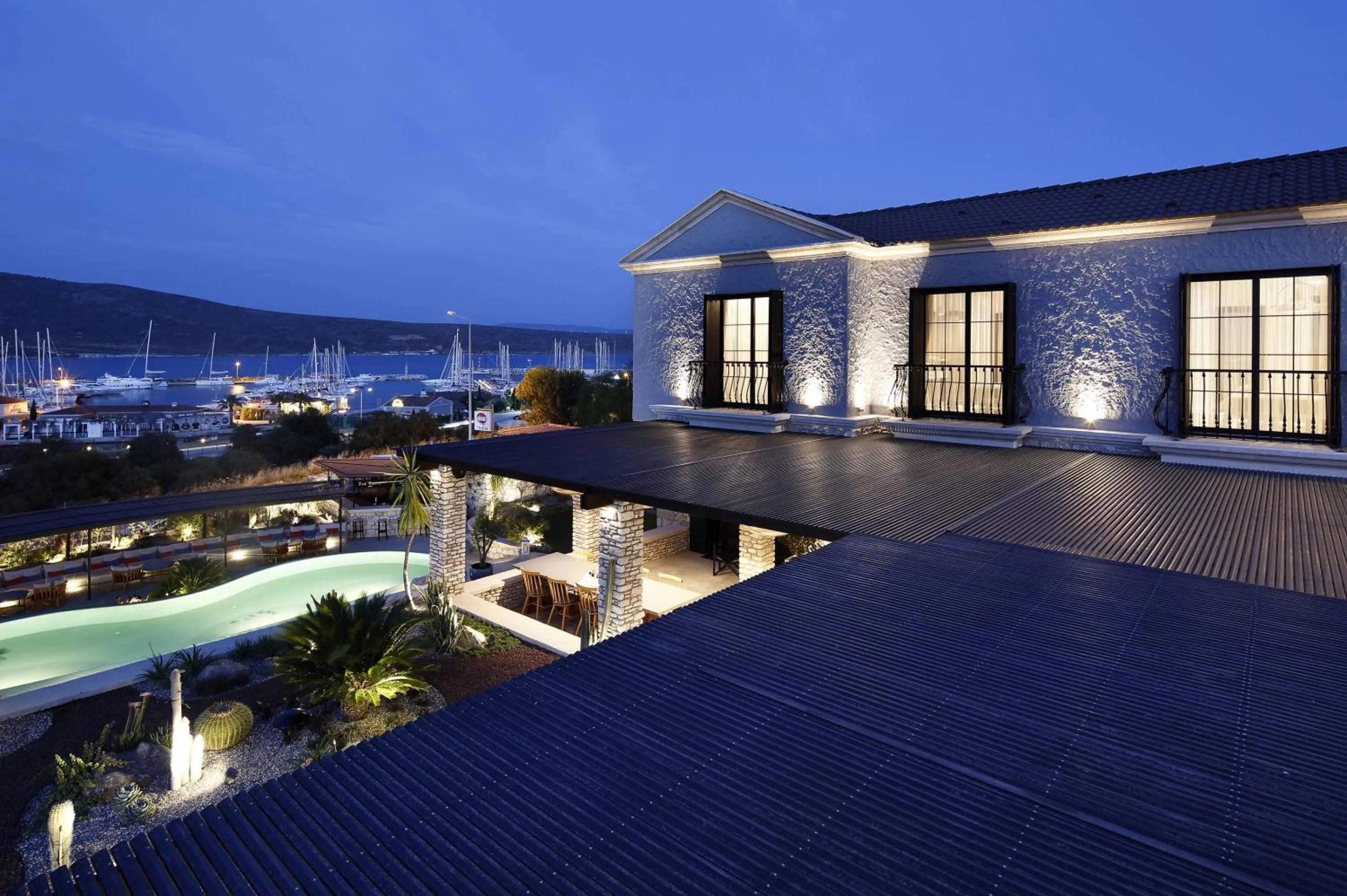 Sunset in Alacatı Port Ladera Hotel - Adult Only