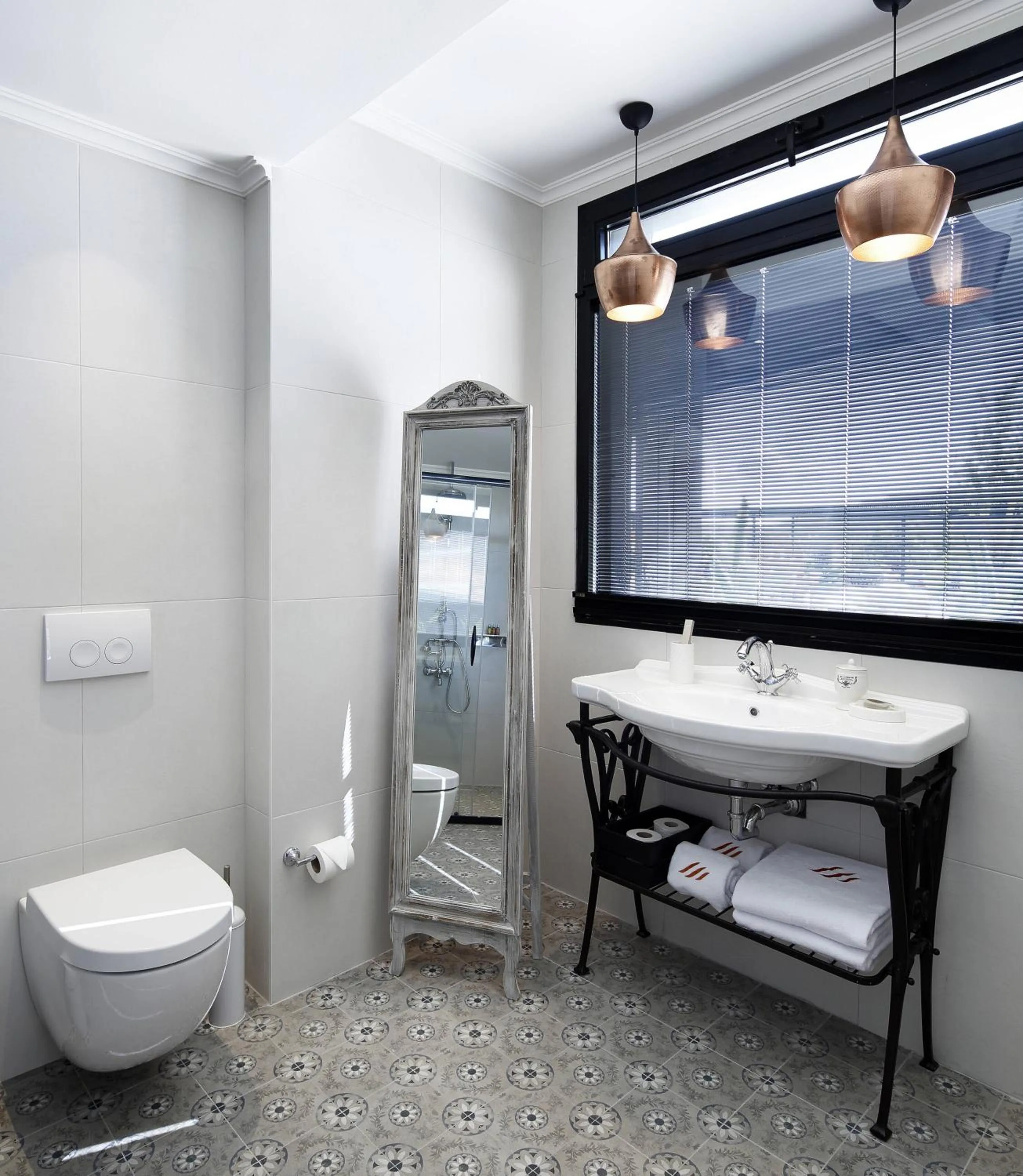 Bathroom in Alacatı Port Ladera Hotel - Adult Only