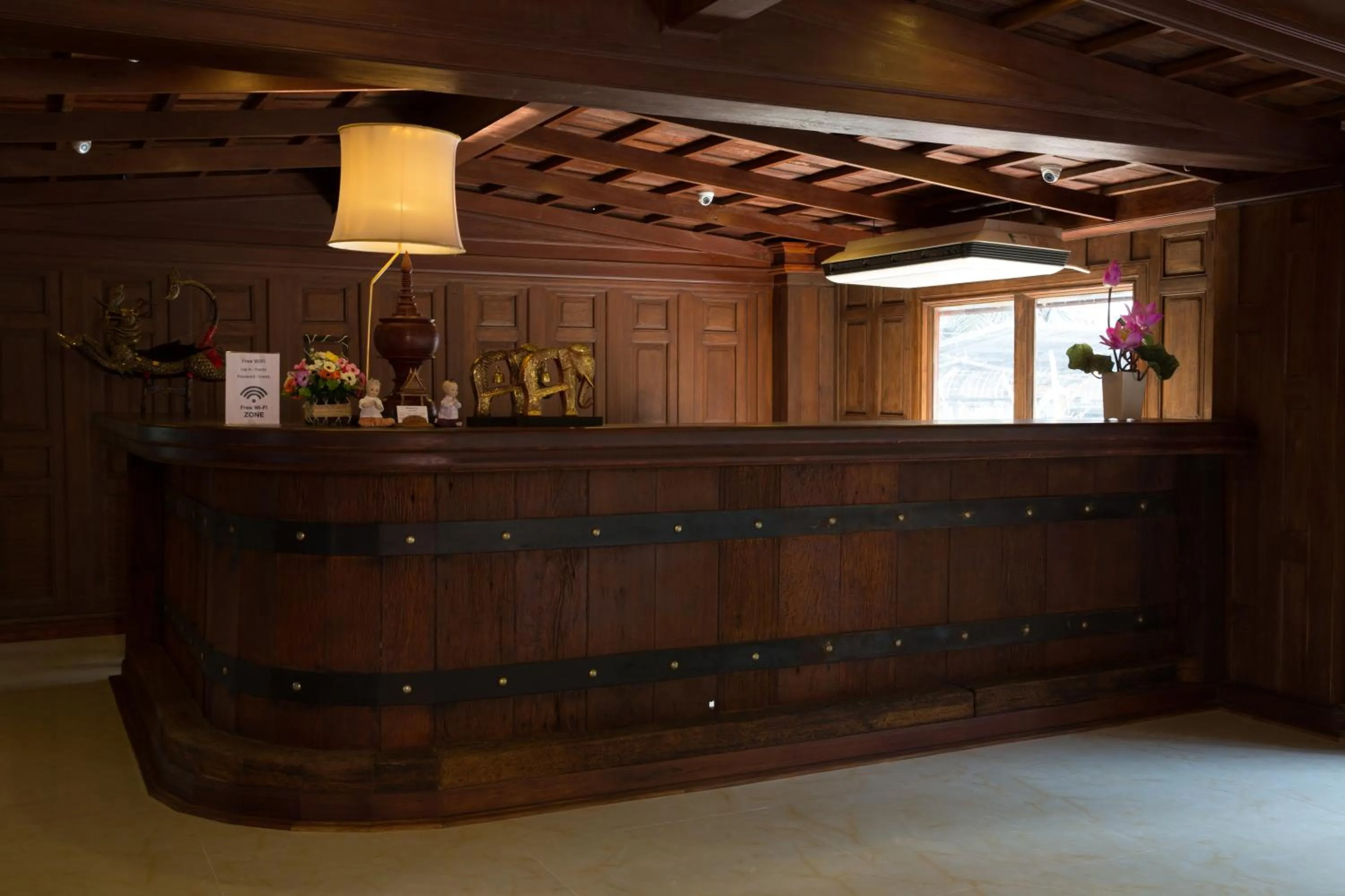 Lobby or reception in True Siam Rangnam Hotel