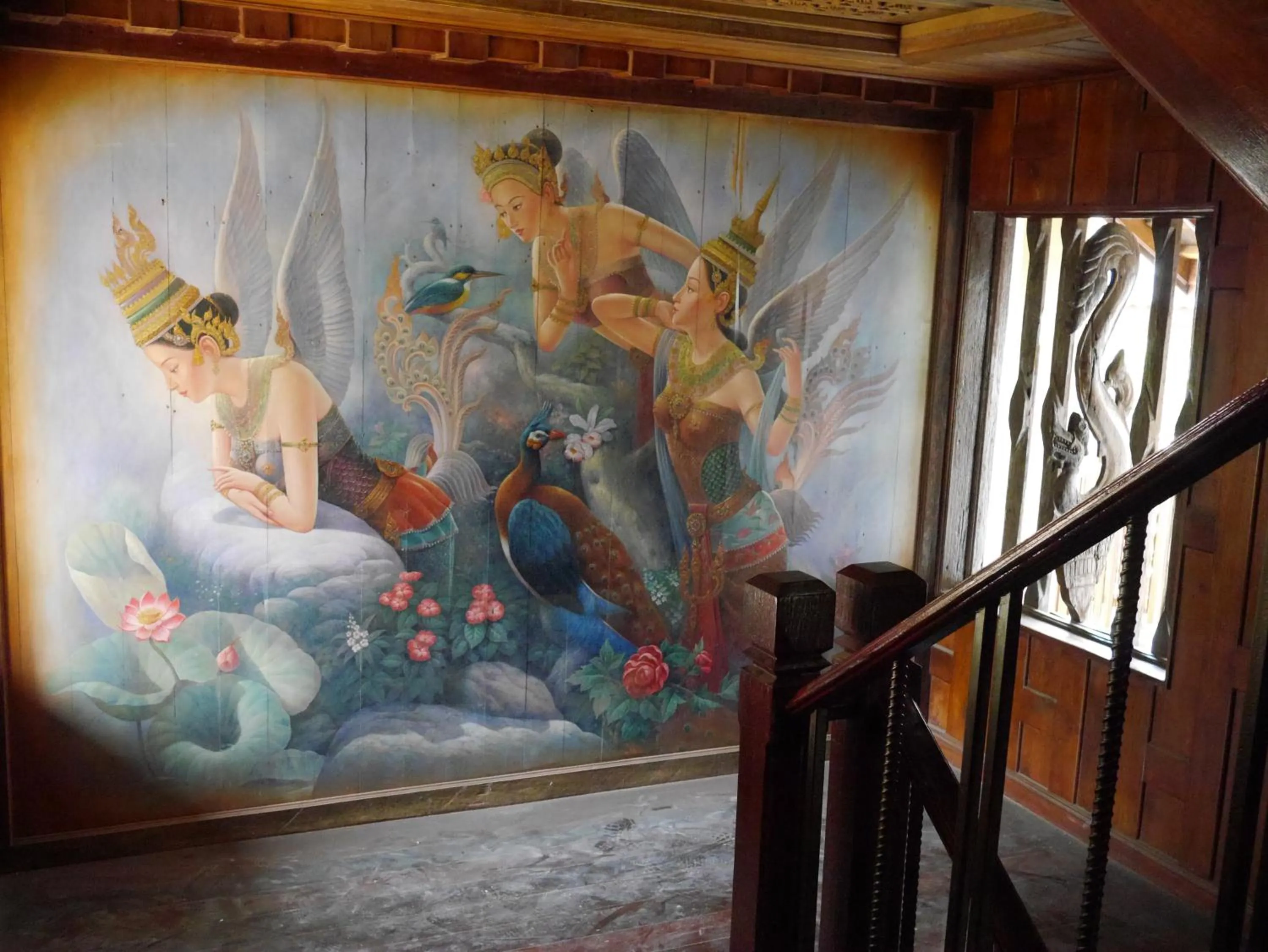 Decorative detail in True Siam Rangnam Hotel