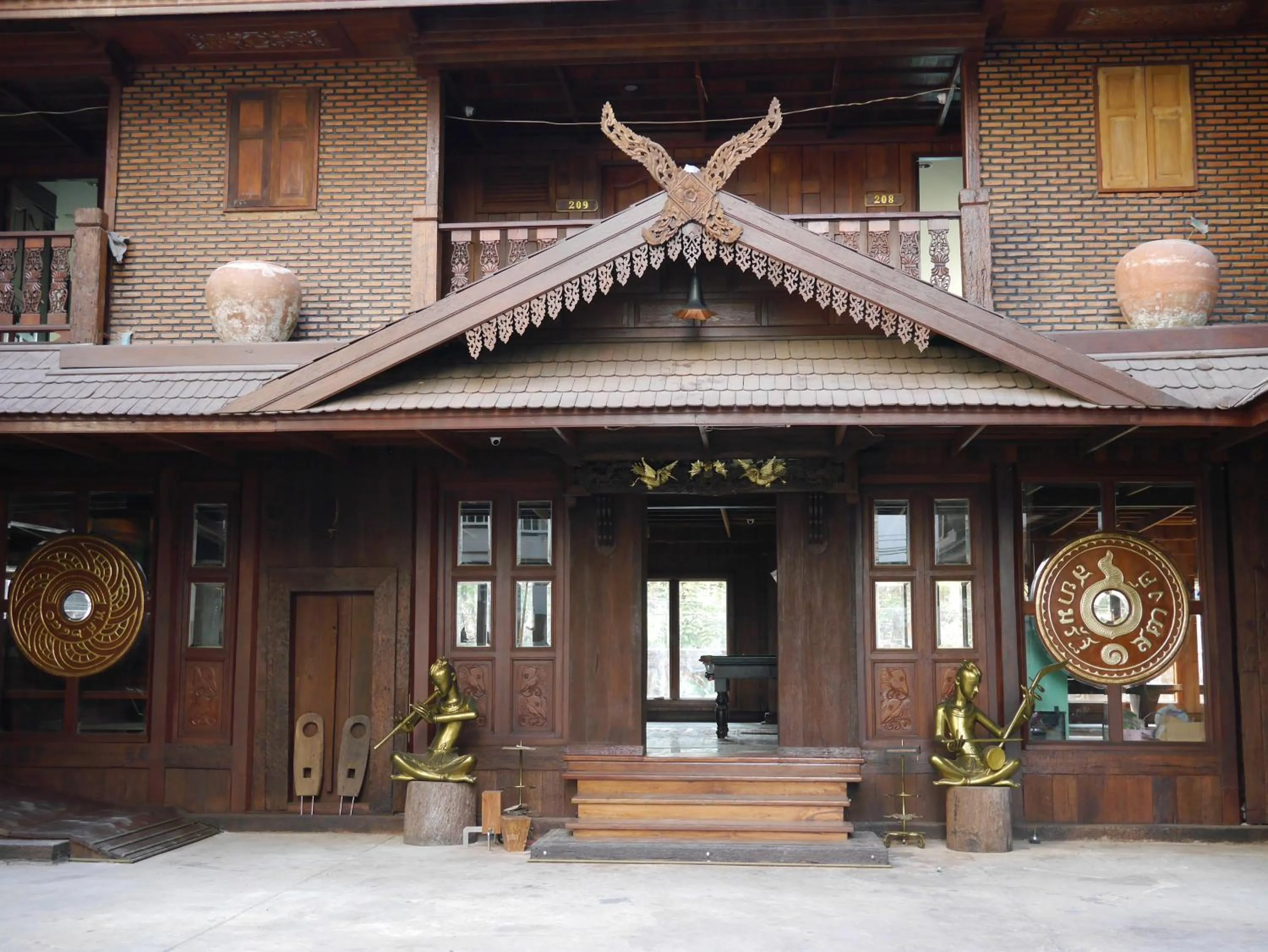 Property building in True Siam Rangnam Hotel