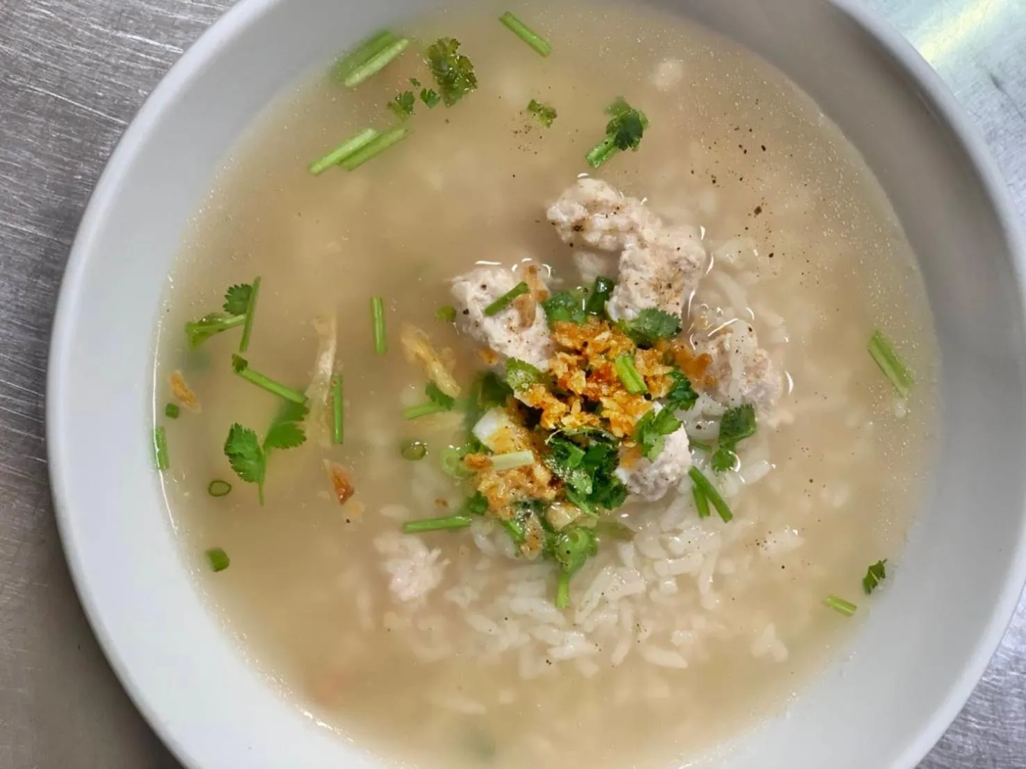 Asian breakfast in True Siam Rangnam Hotel