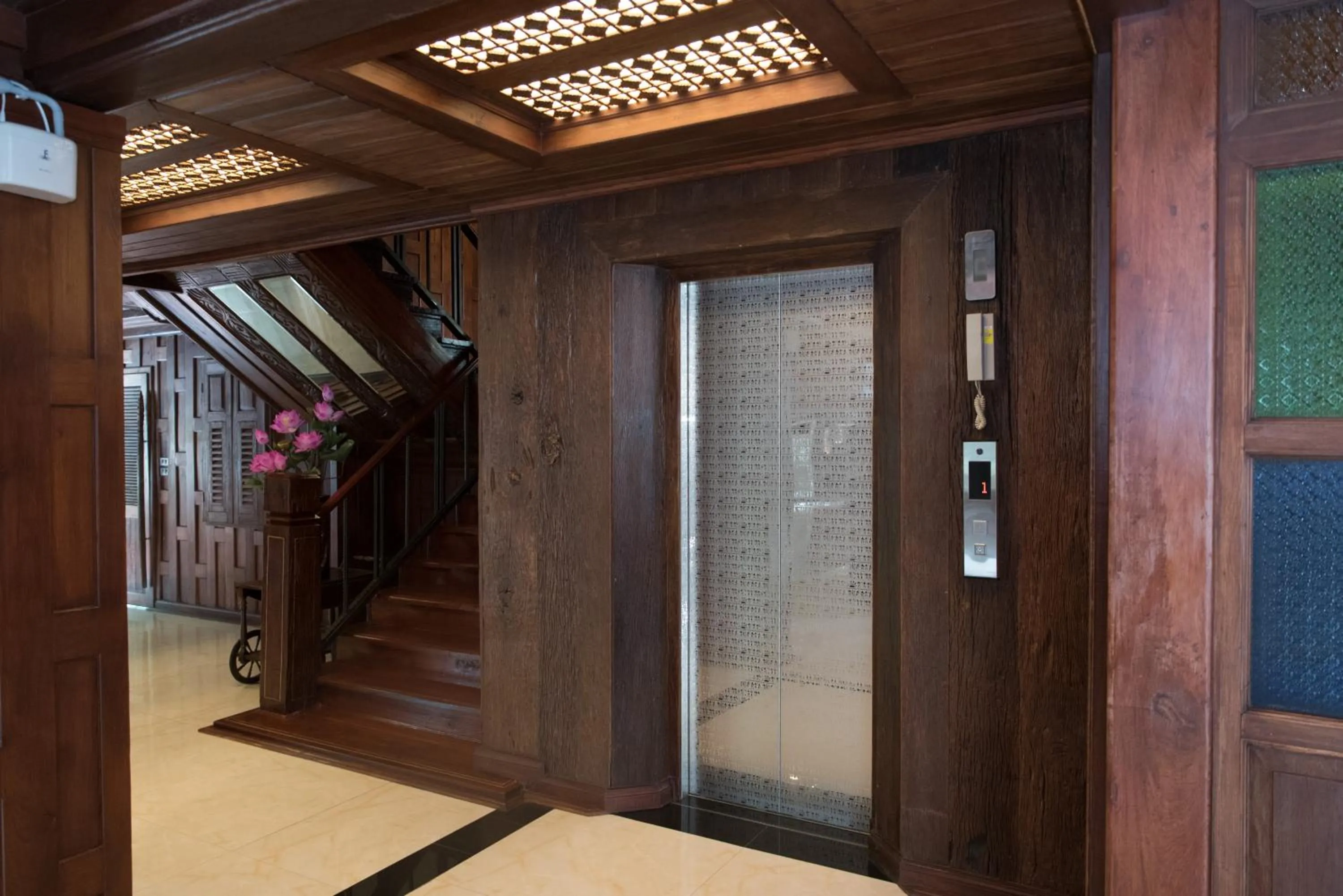 Lobby or reception in True Siam Rangnam Hotel