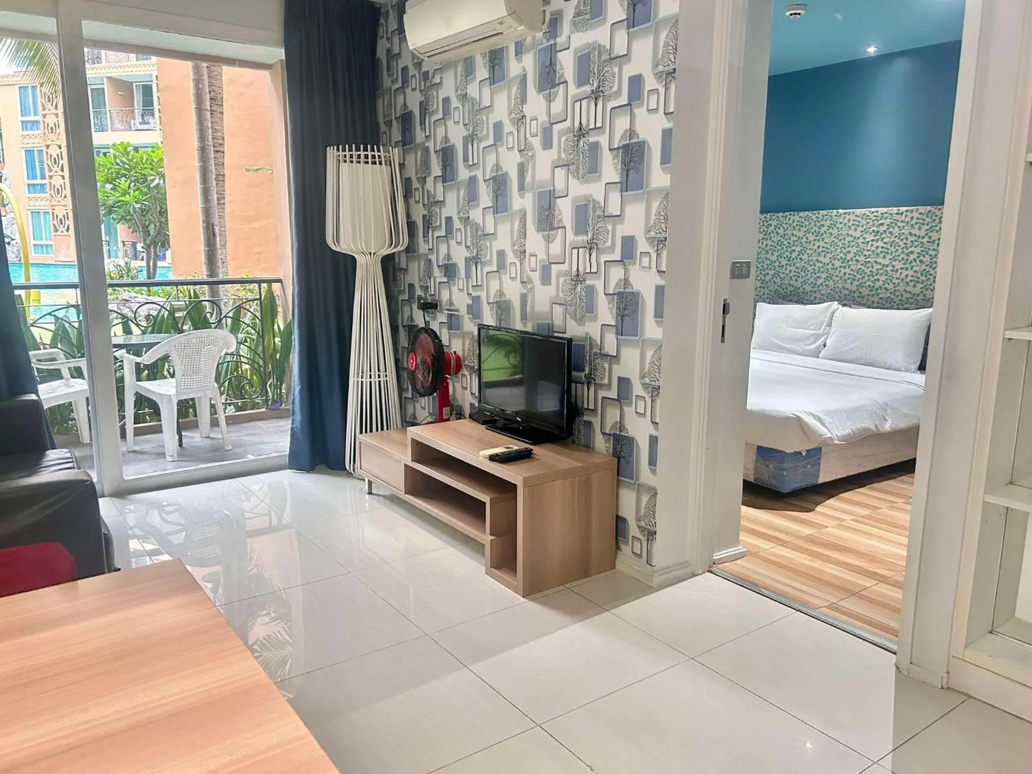 Bed in Atlantic Condo Resort Pattaya by Panisara