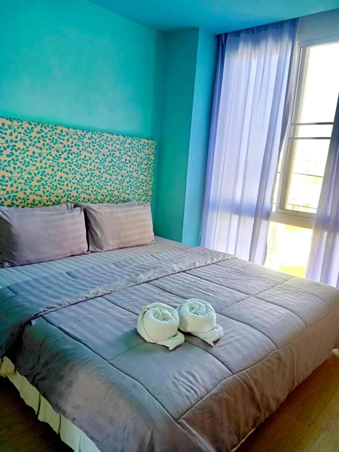 Bed in Atlantic Condo Resort Pattaya by Panisara