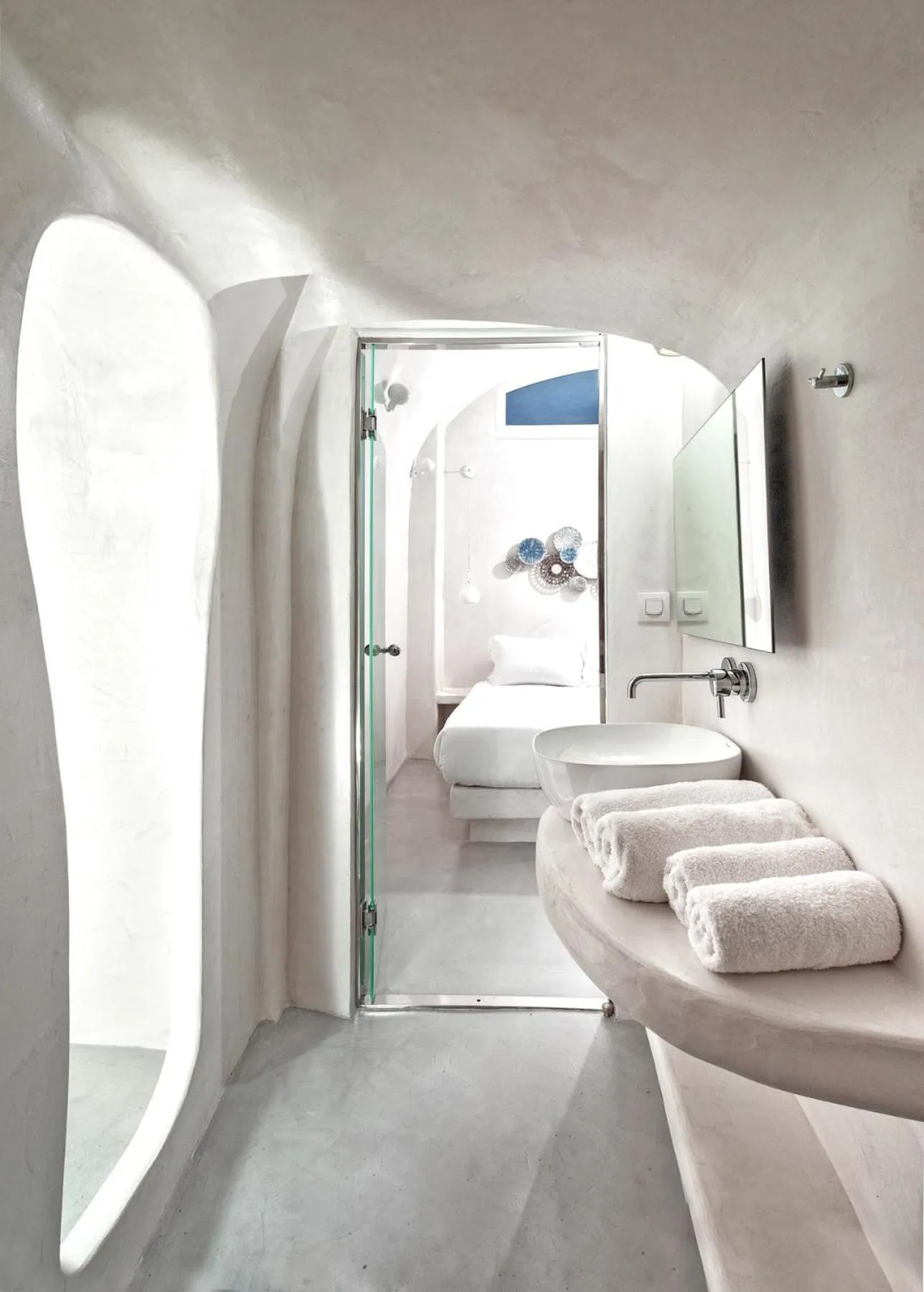 Bathroom in Hotel Thireas