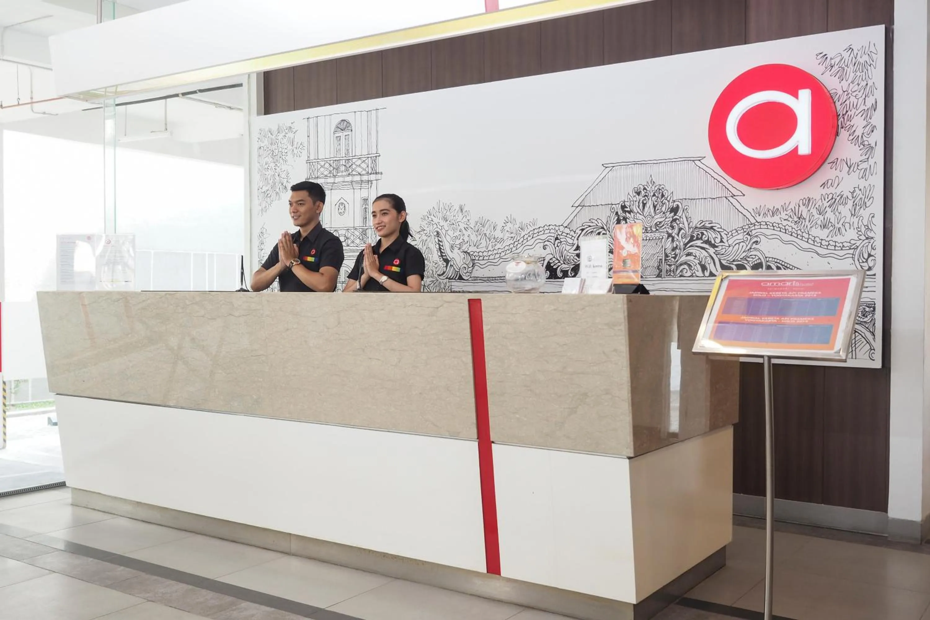 Staff in Amaris Hotel Sriwedari Solo