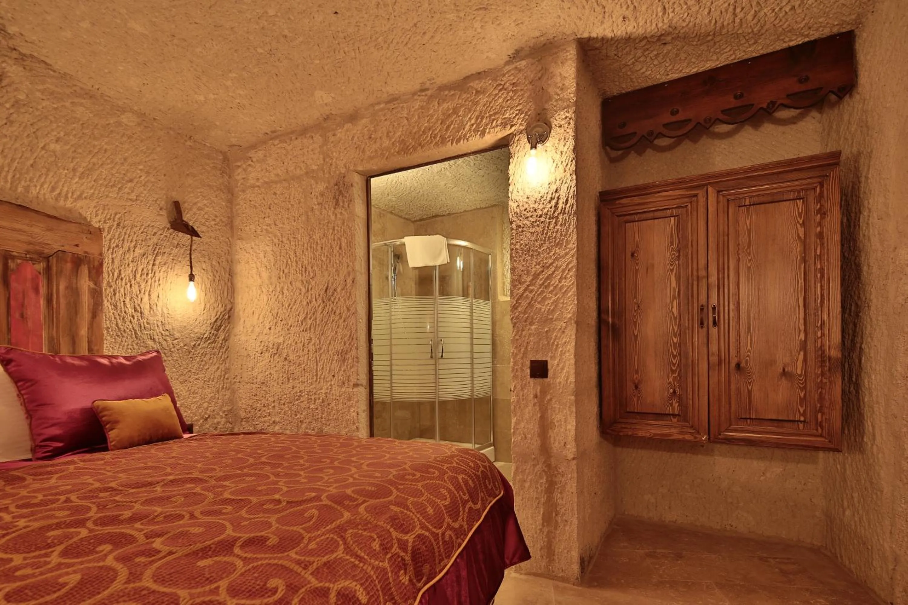 Other, Bed in The Owl Cave Hotel