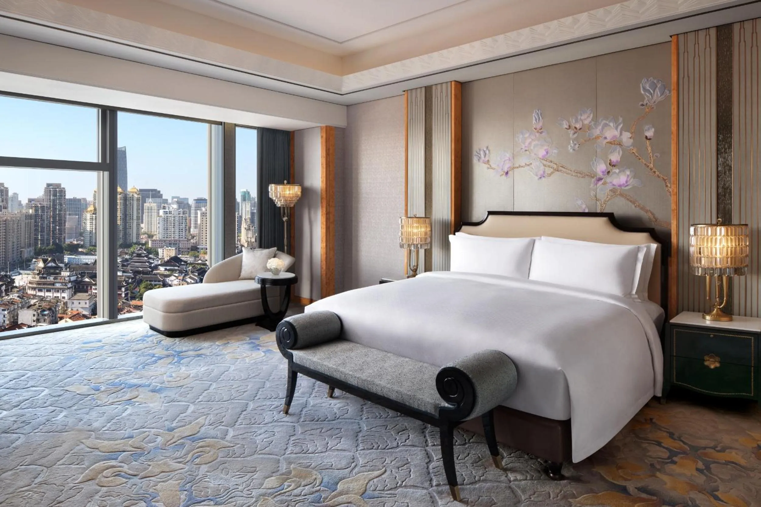 Bed in The St. Regis on the Bund, Shanghai