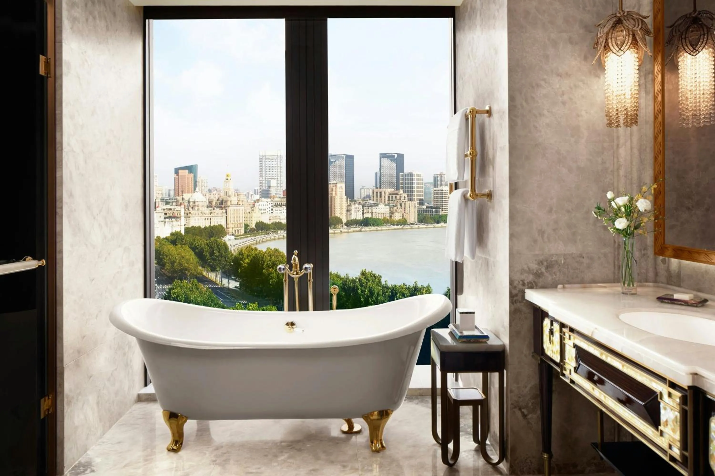 Bathroom in The St. Regis on the Bund, Shanghai