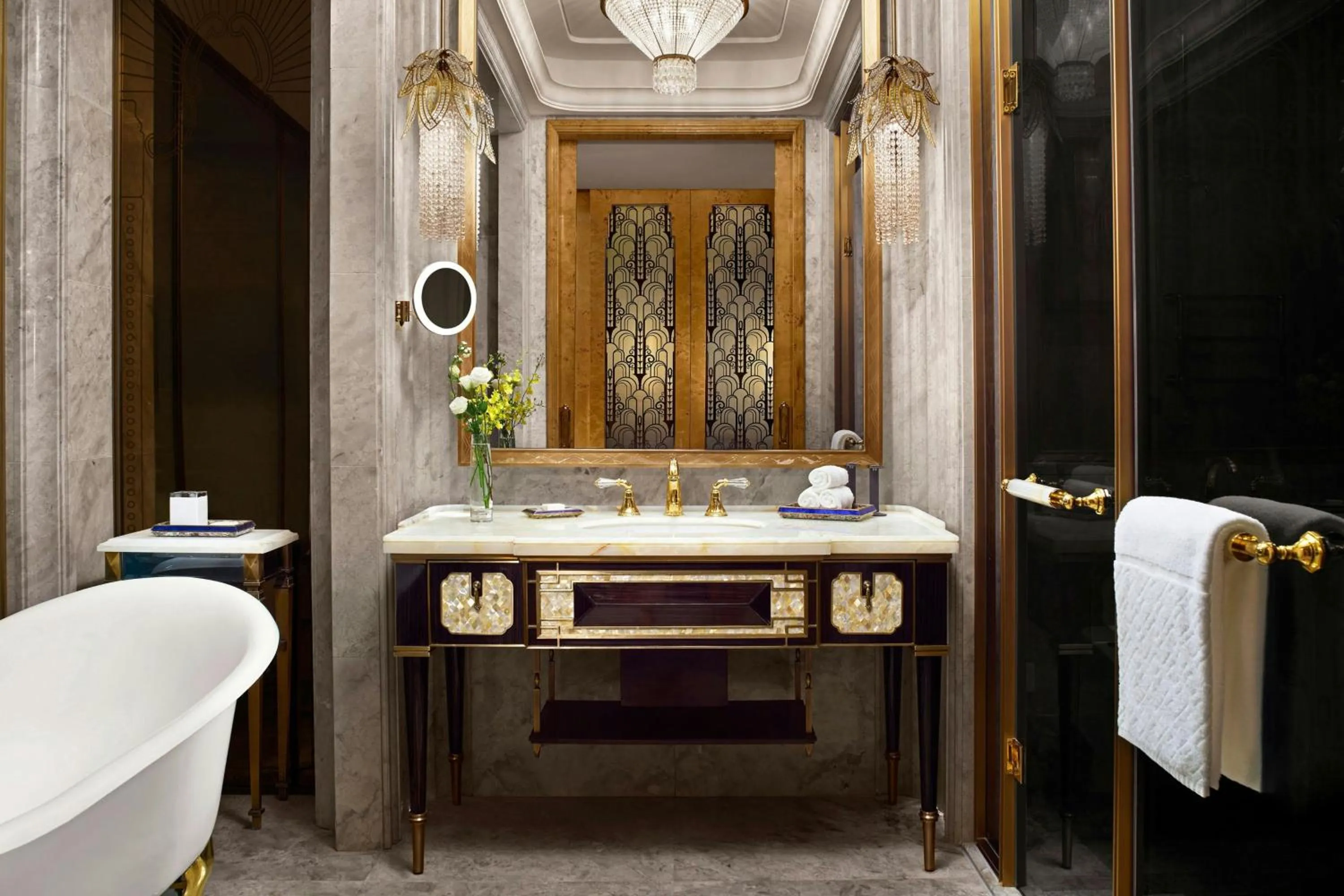 Bathroom in The St. Regis on the Bund, Shanghai