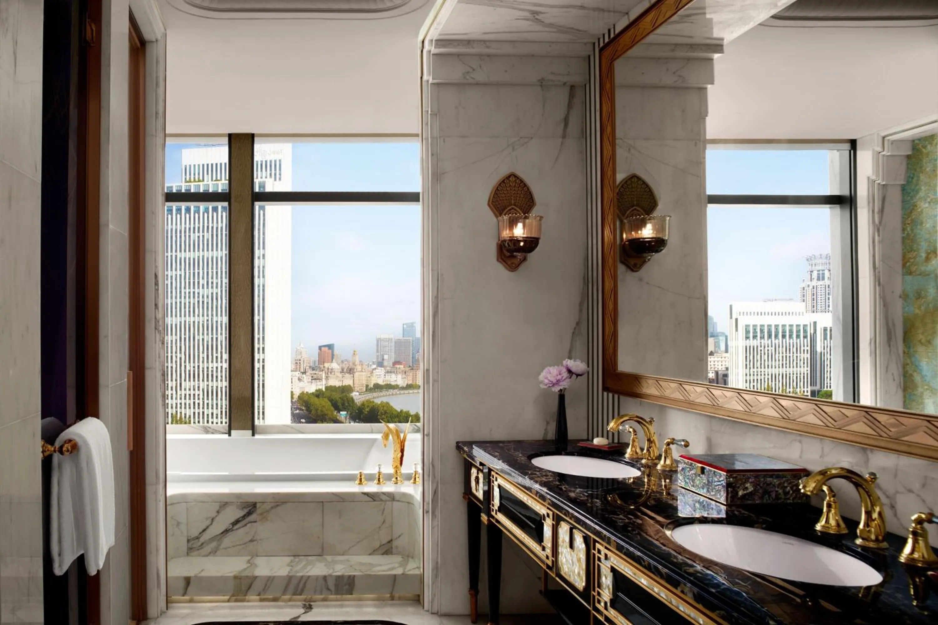 Bathroom in The St. Regis on the Bund, Shanghai