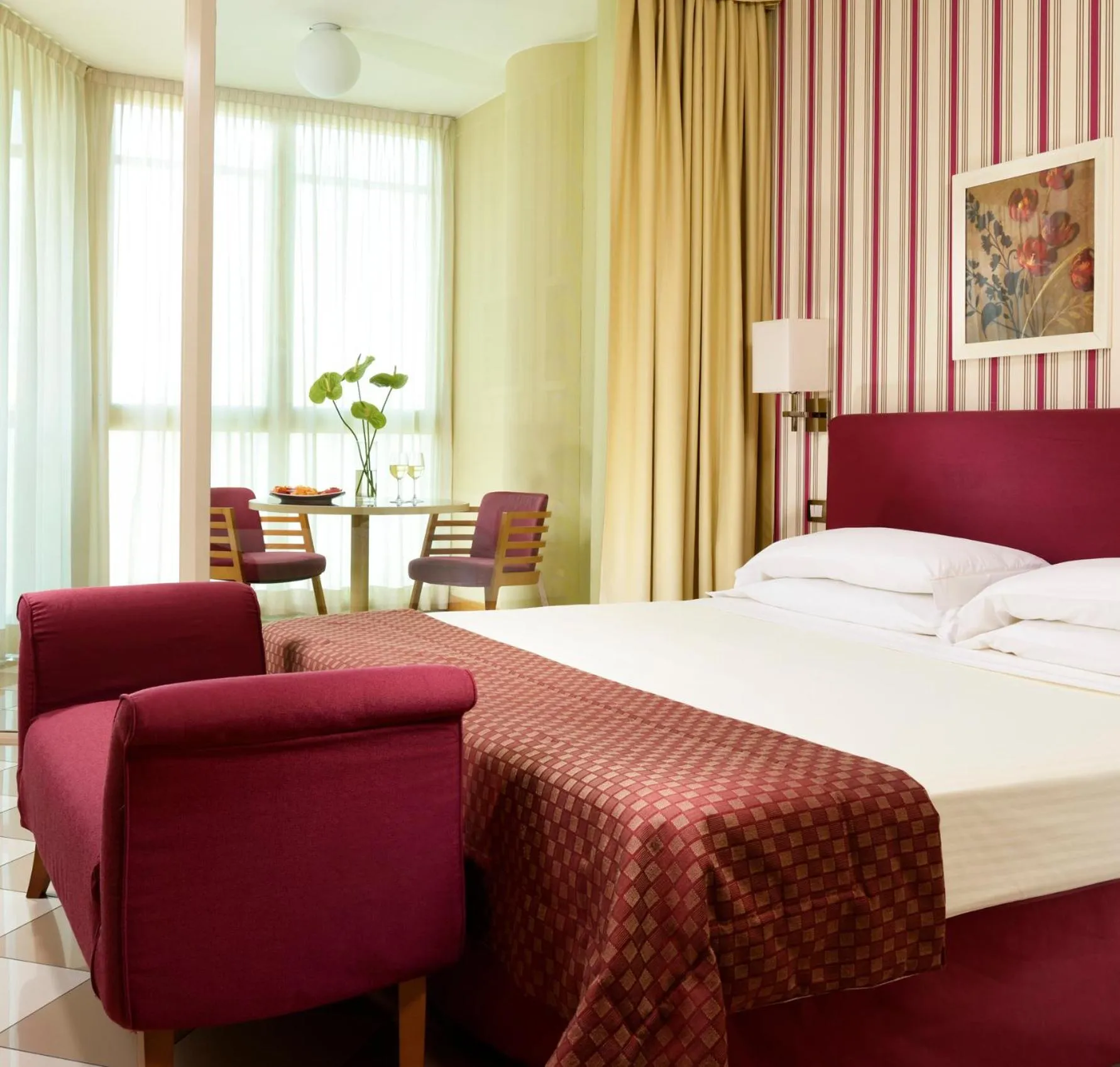 Bedroom, Bed in UNA Hotels The One Milano Hotel & Residence