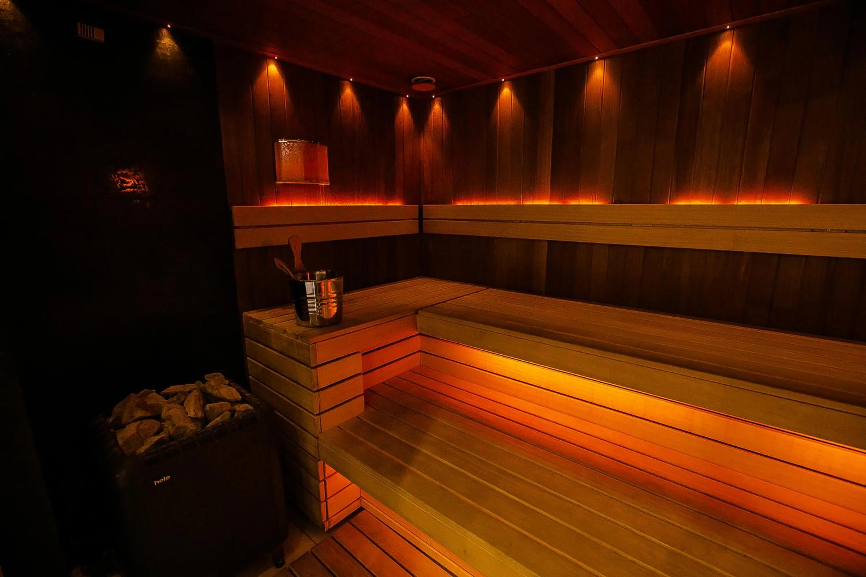 Sauna in HomeBridge Hotel Apartments