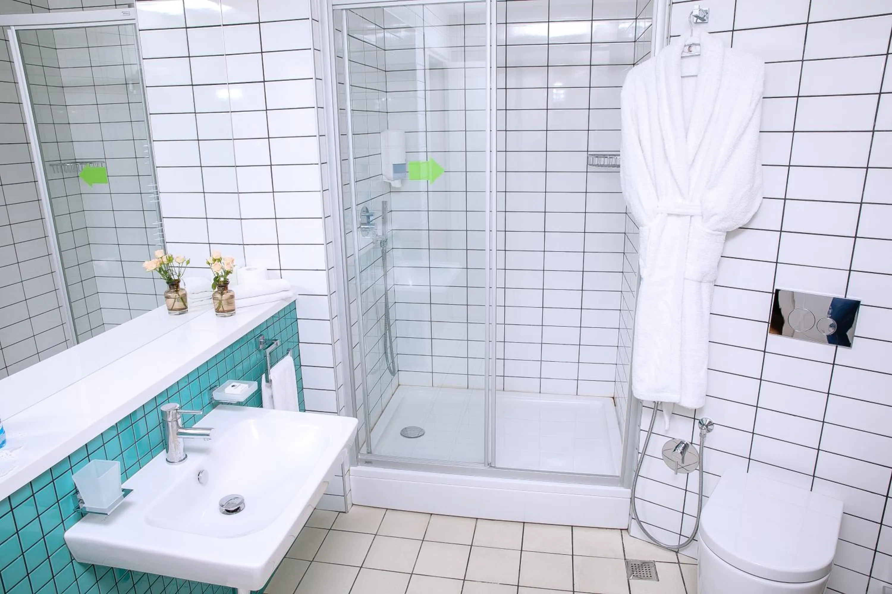 Shower in HomeBridge Hotel Apartments