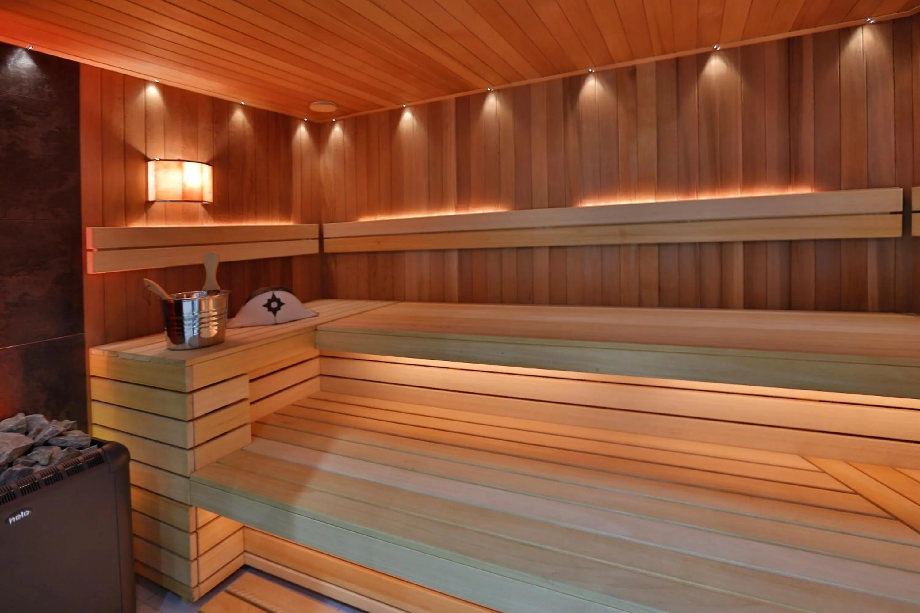 Sauna in HomeBridge Hotel Apartments