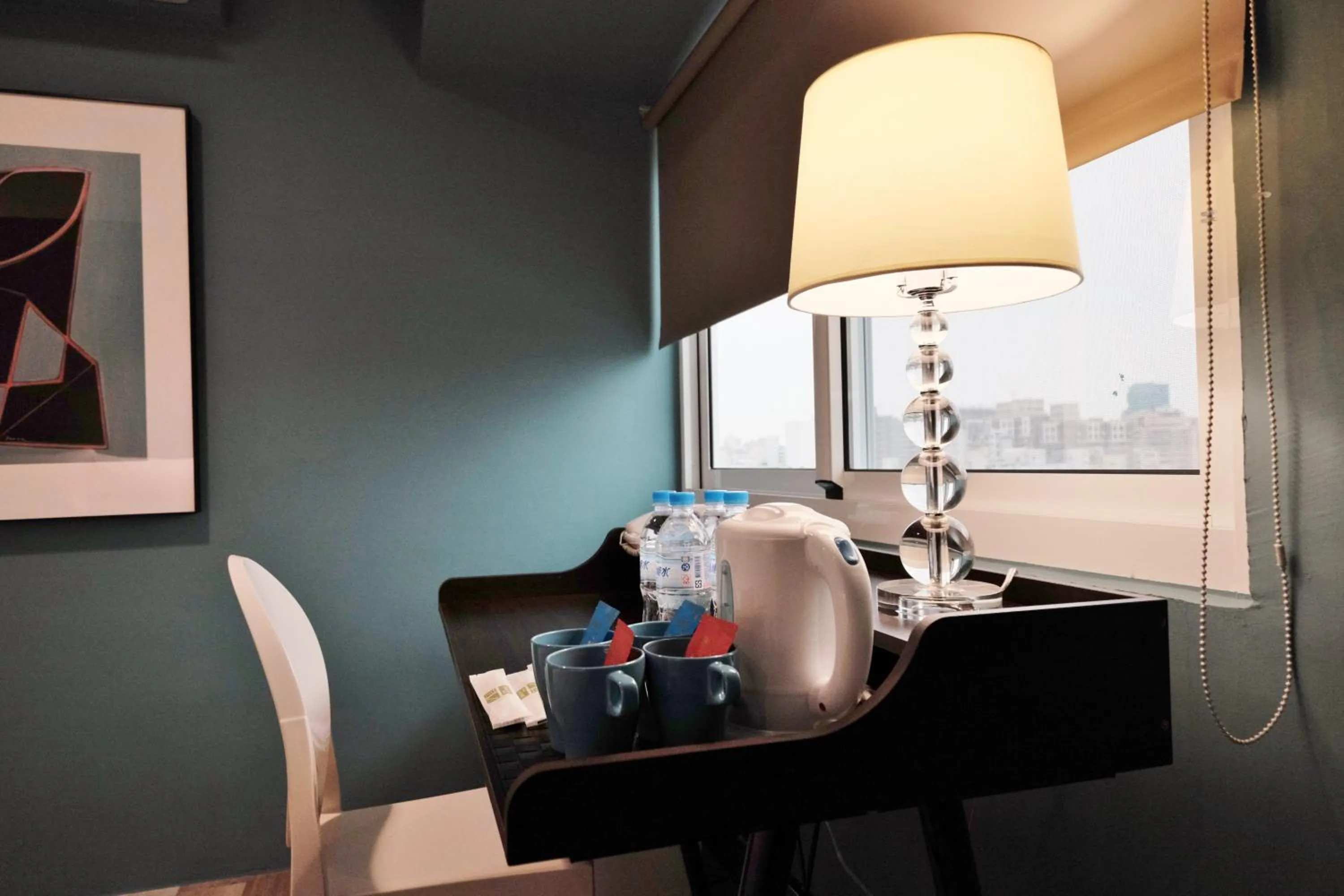 Decorative detail in Happy Inn