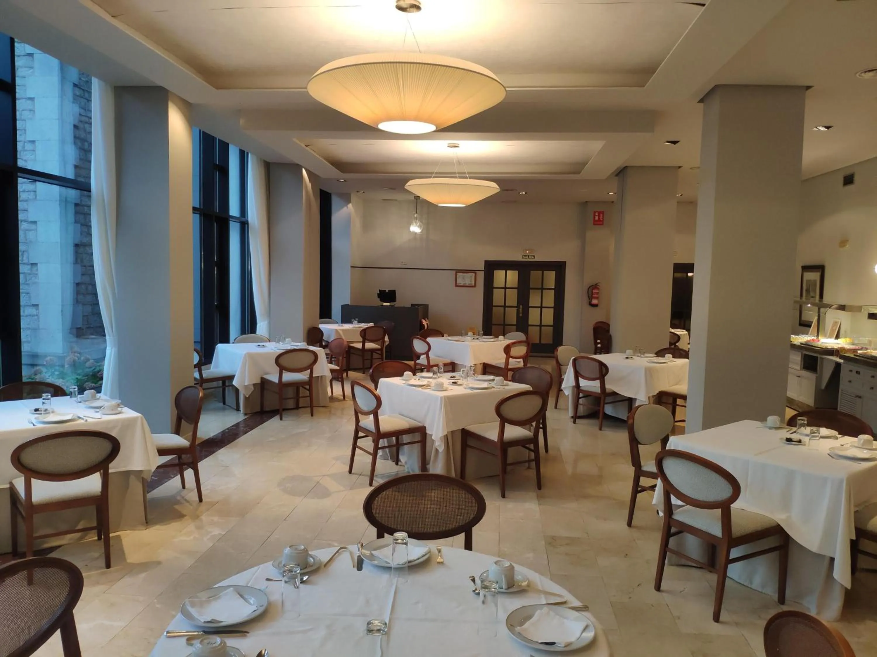 Buffet breakfast in Parador de Limpias