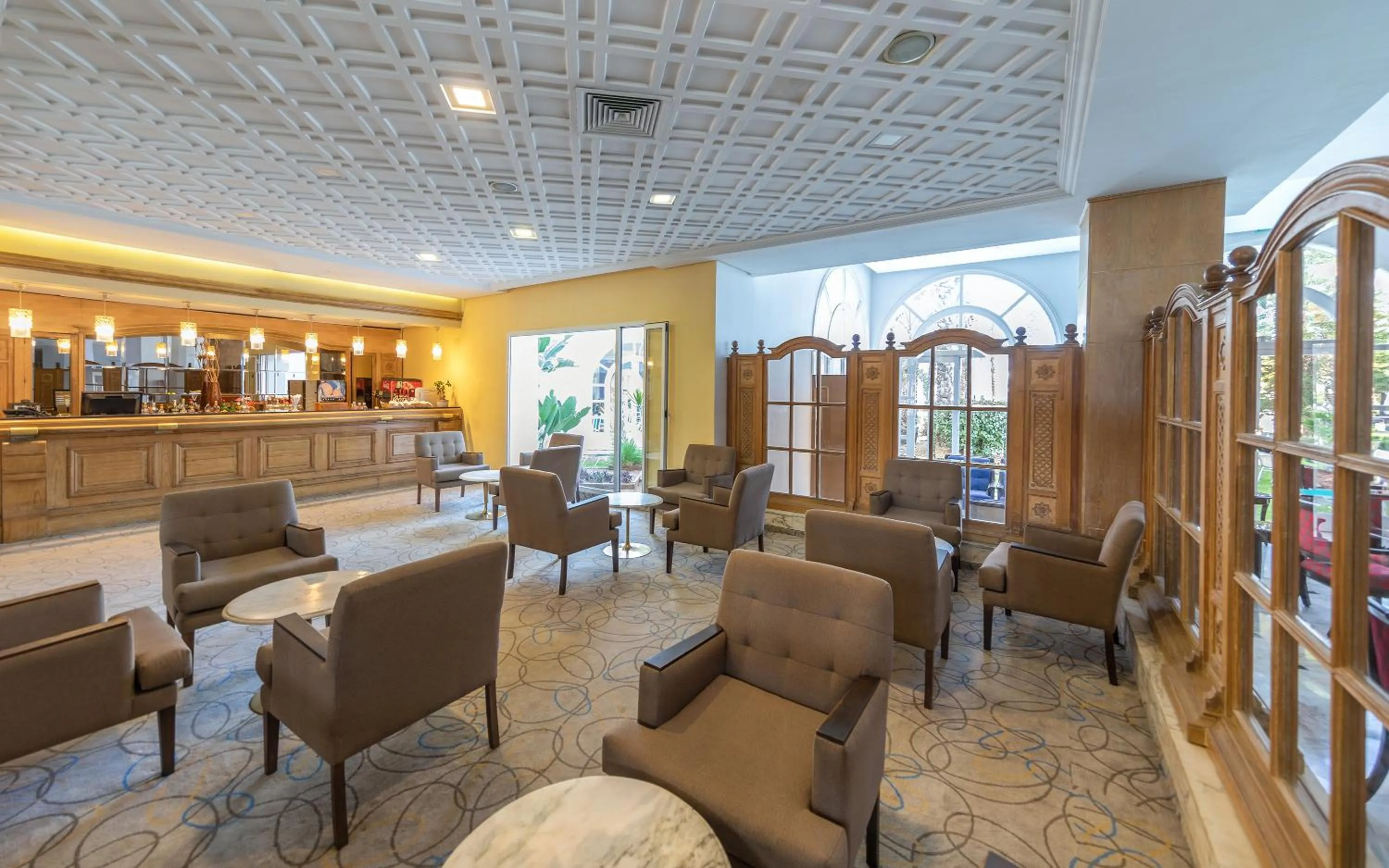 Living room in Hotel Marhaba Beach