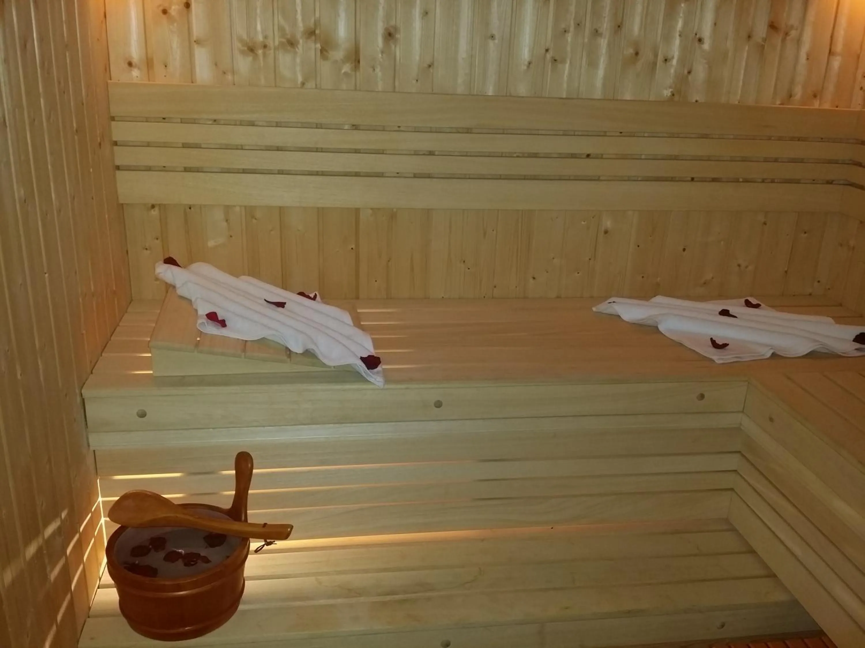 Sauna in Hôtel Teranga & Spa