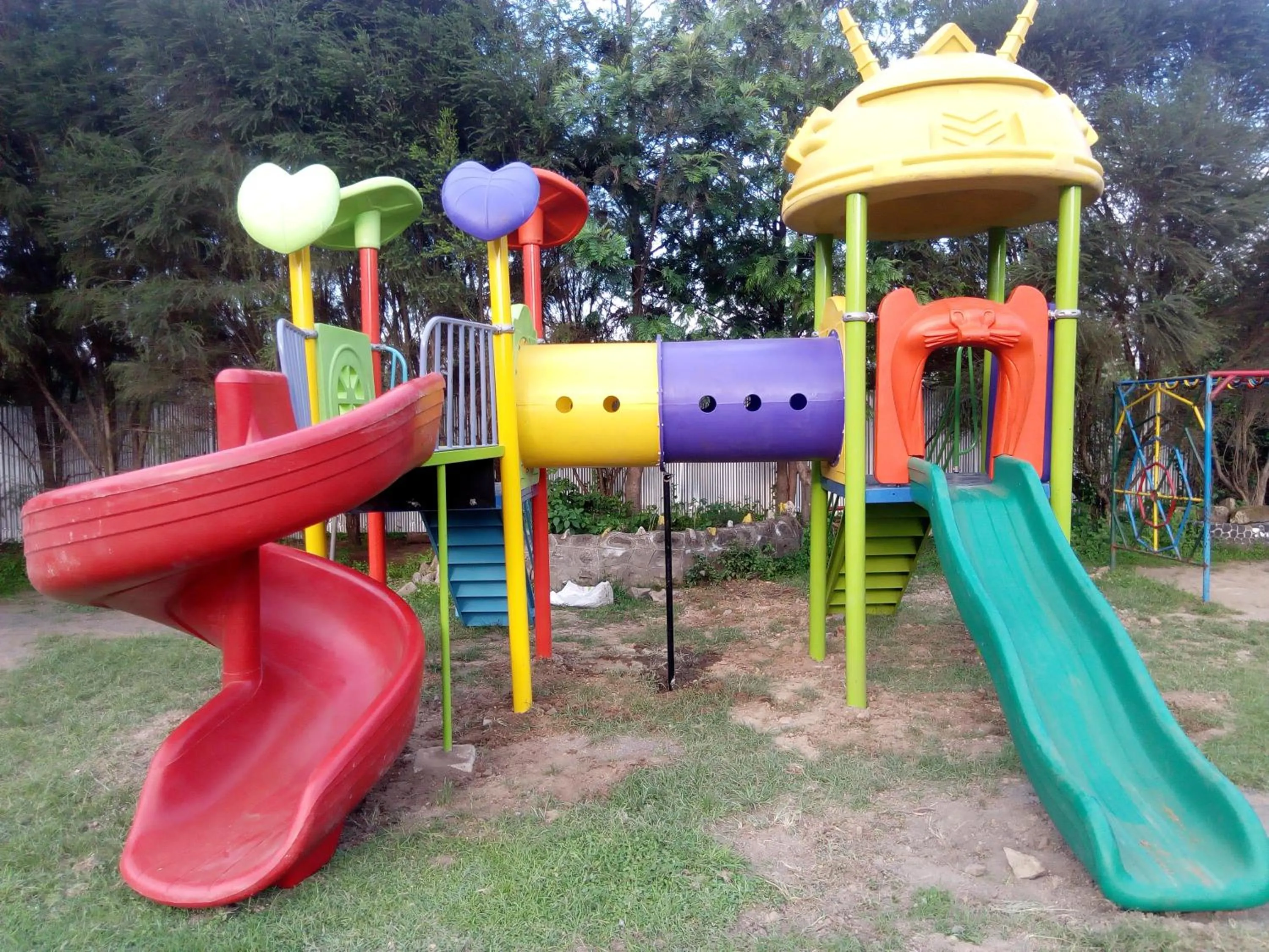 Children play ground in Kivu Resort