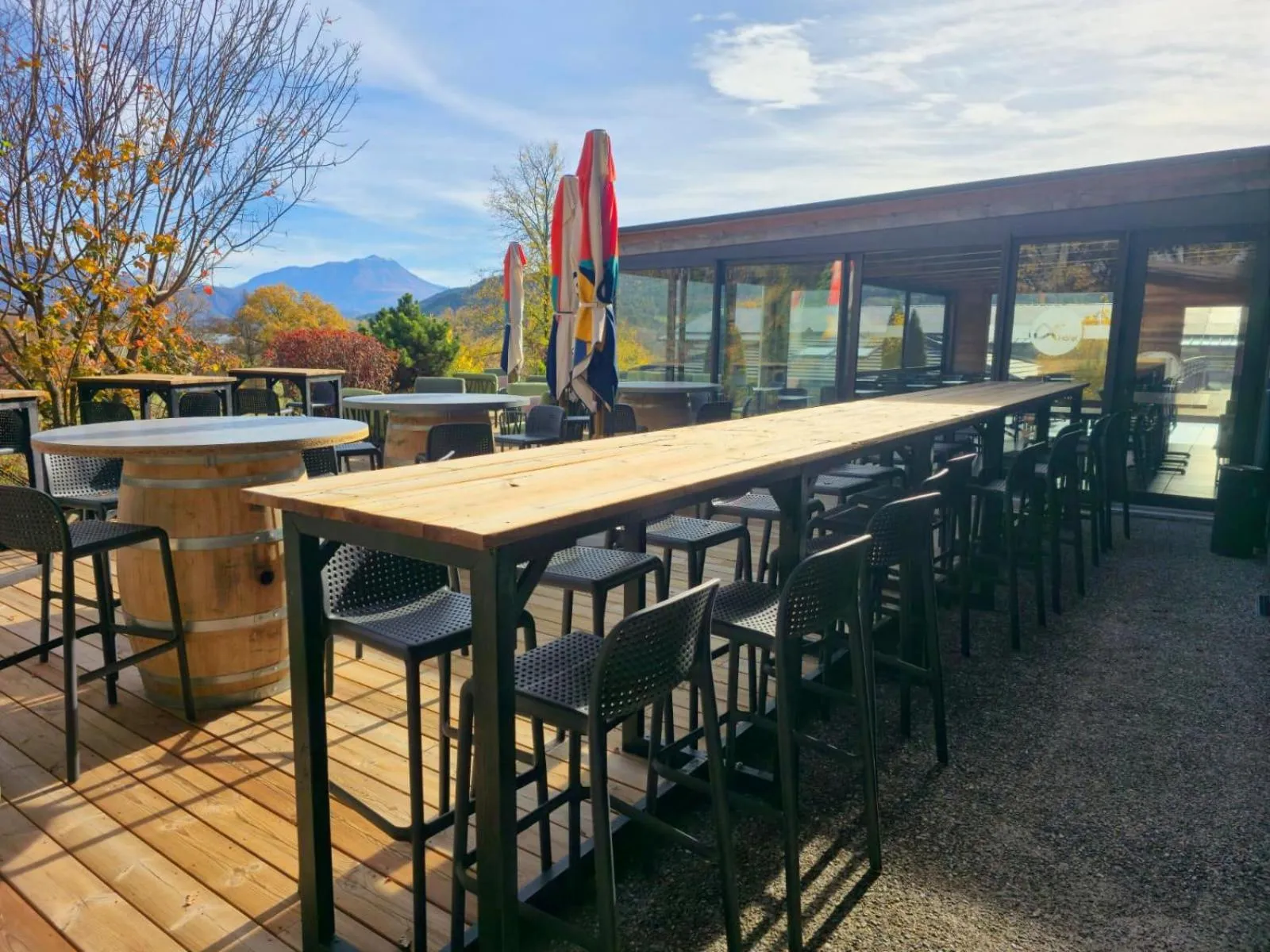 Patio in Ax Hôtel Spa & Restaurant