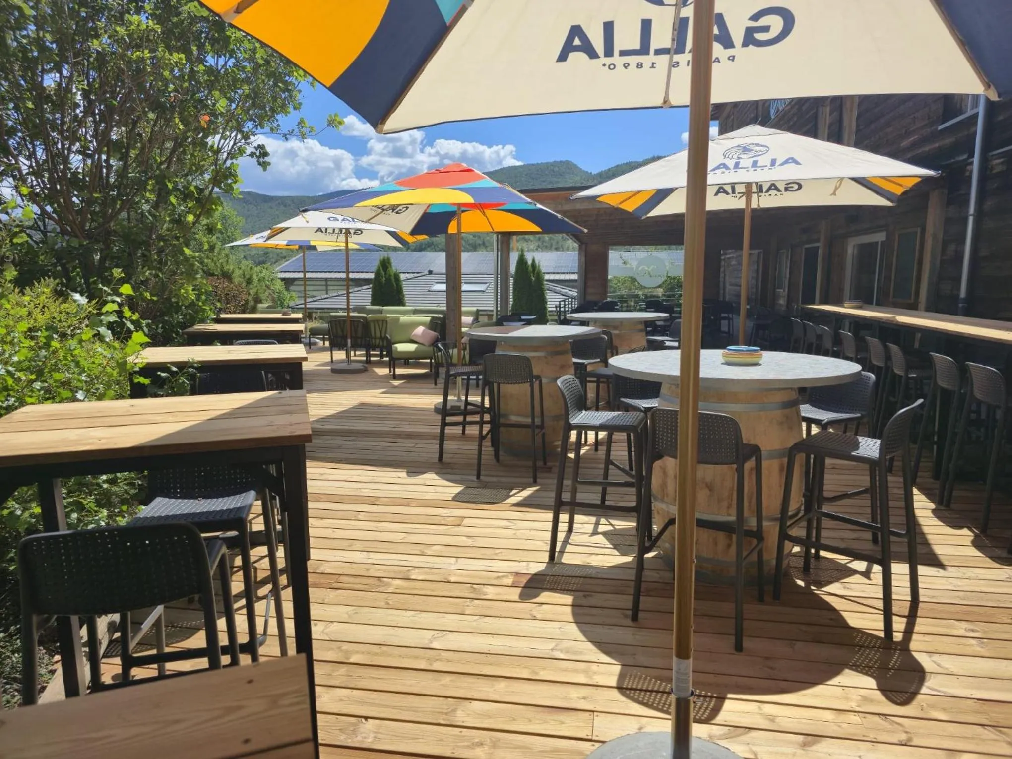 Patio in Ax Hôtel Spa & Restaurant