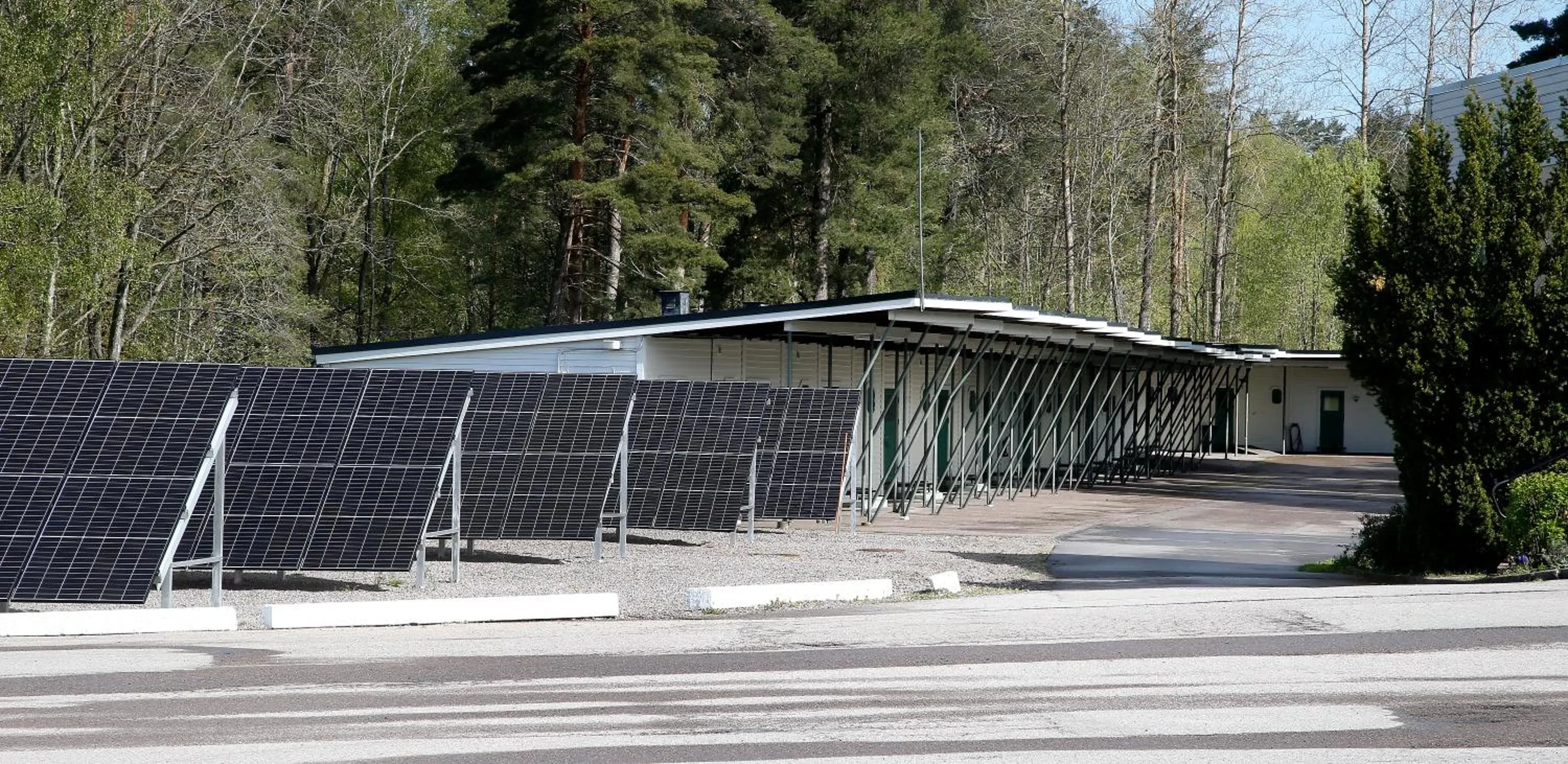 Property building in Sjögestad Motell