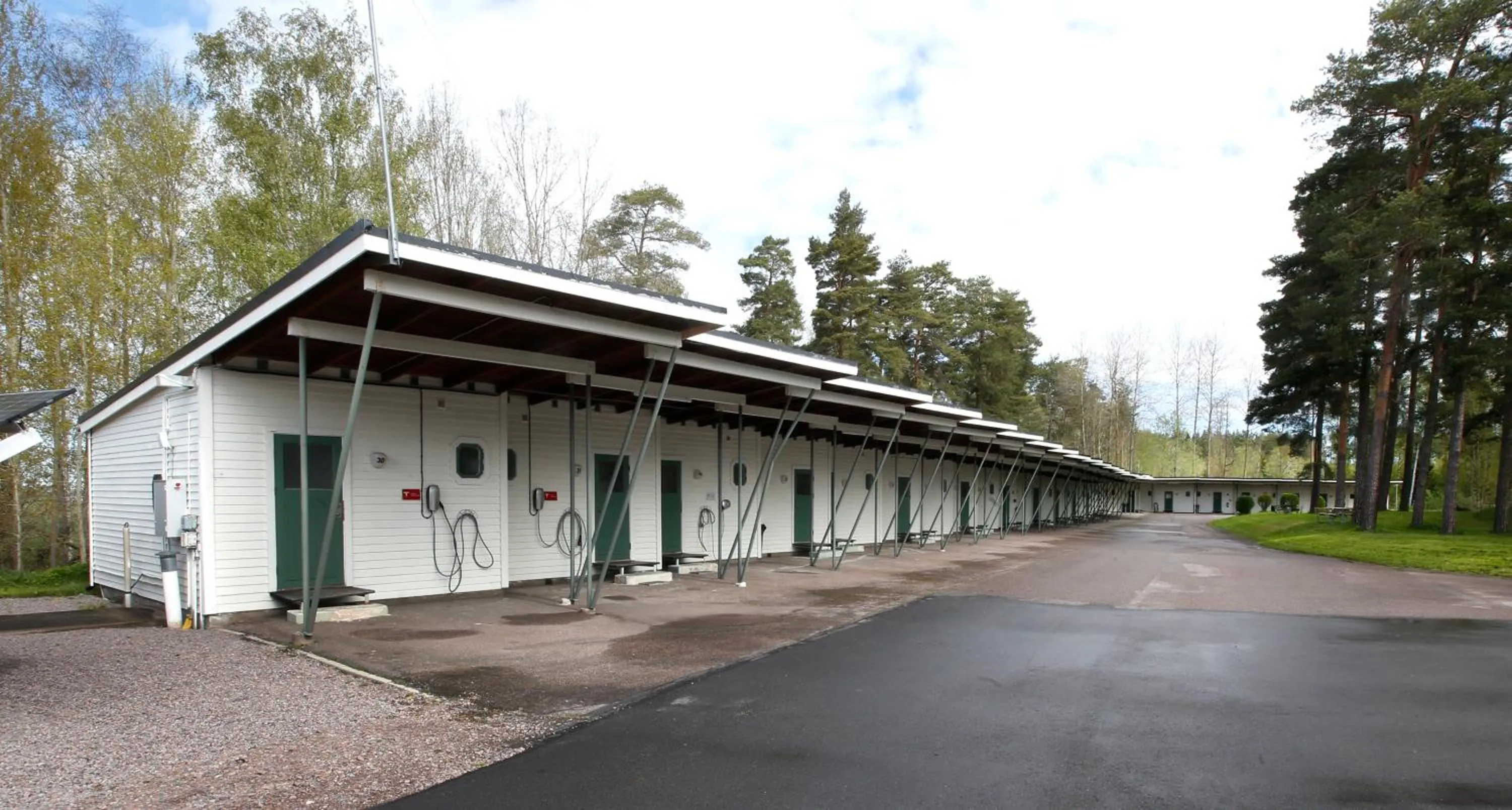 Property building in Sjögestad Motell