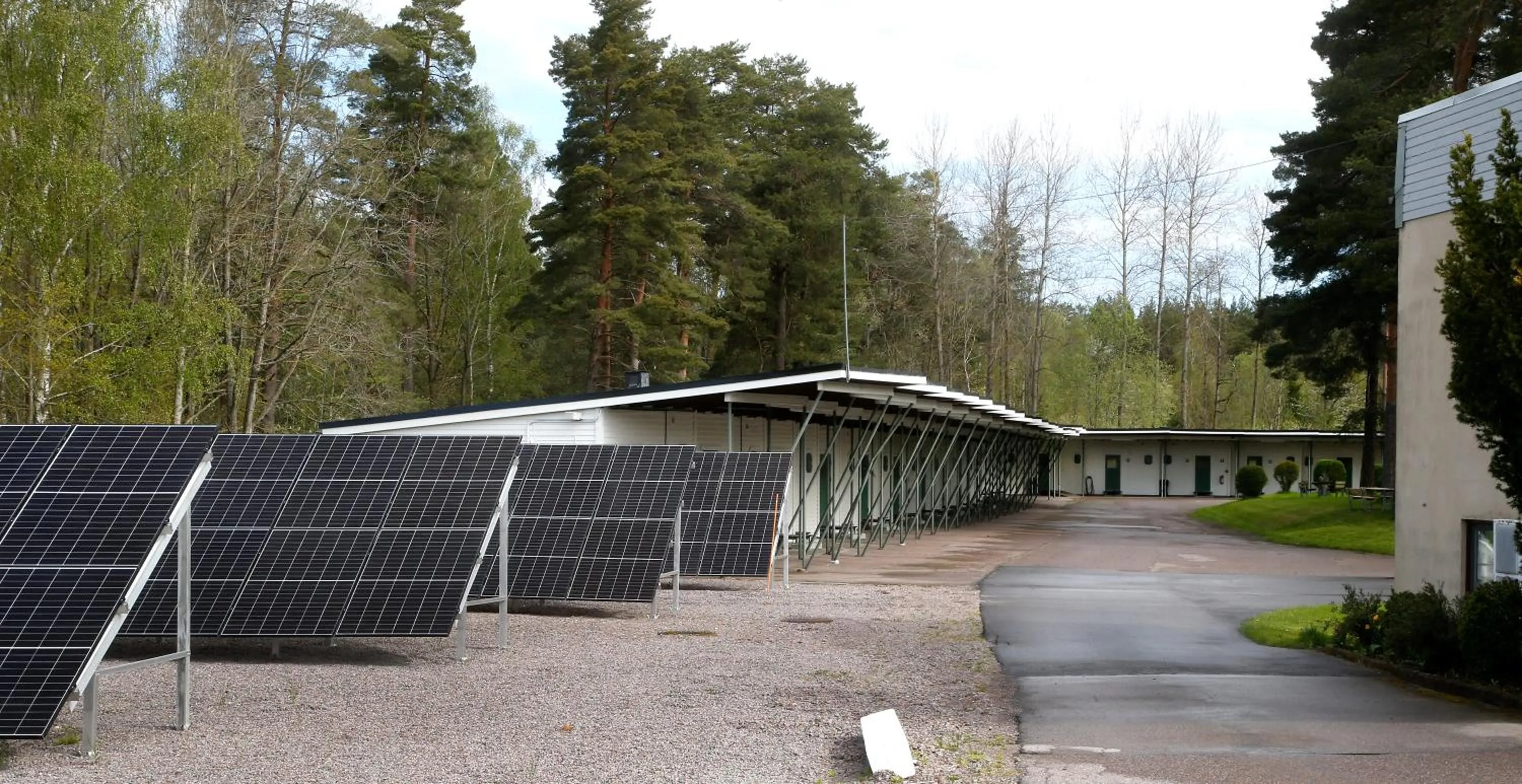 Property building in Sjögestad Motell