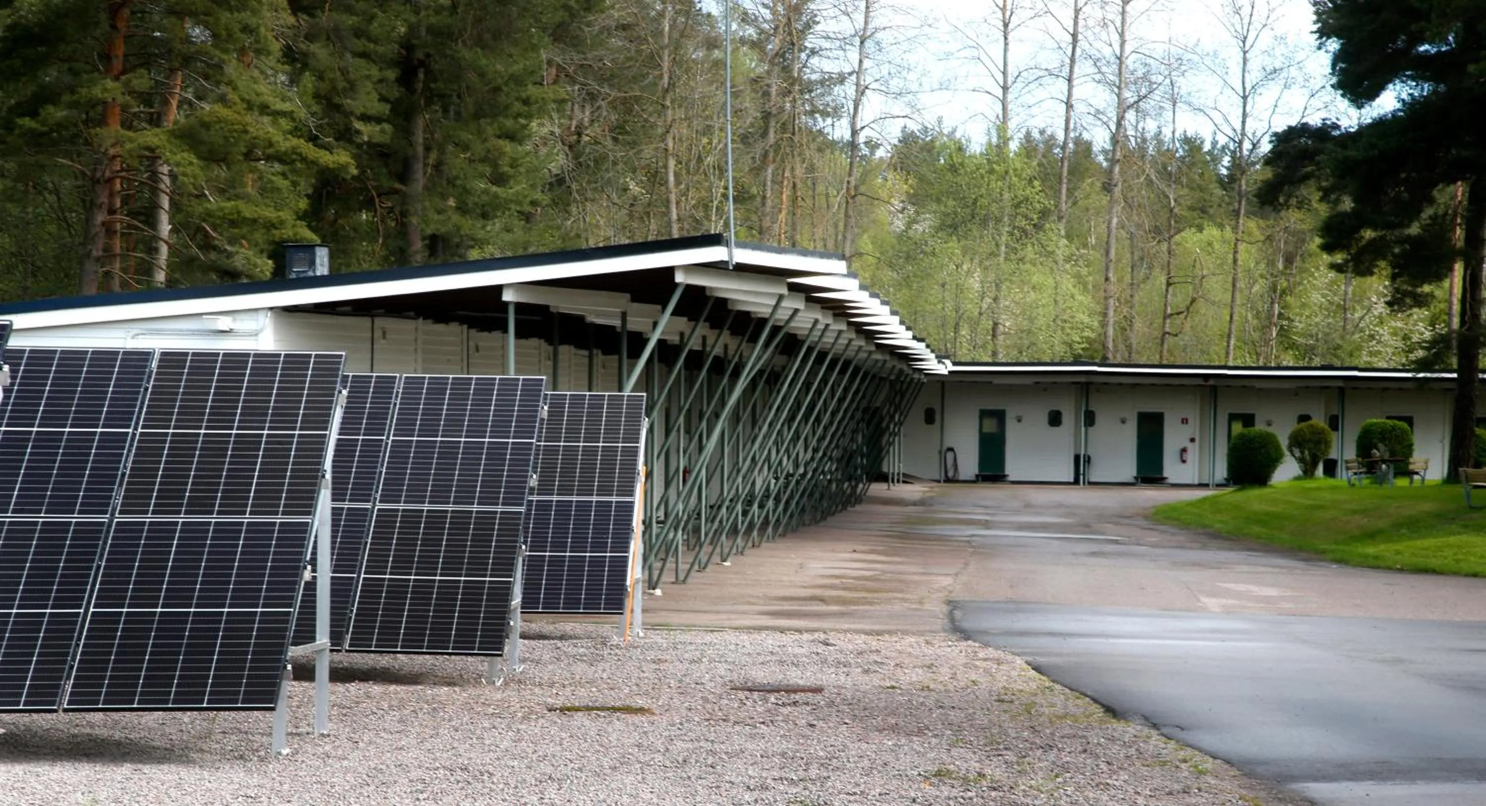 Property building in Sjögestad Motell