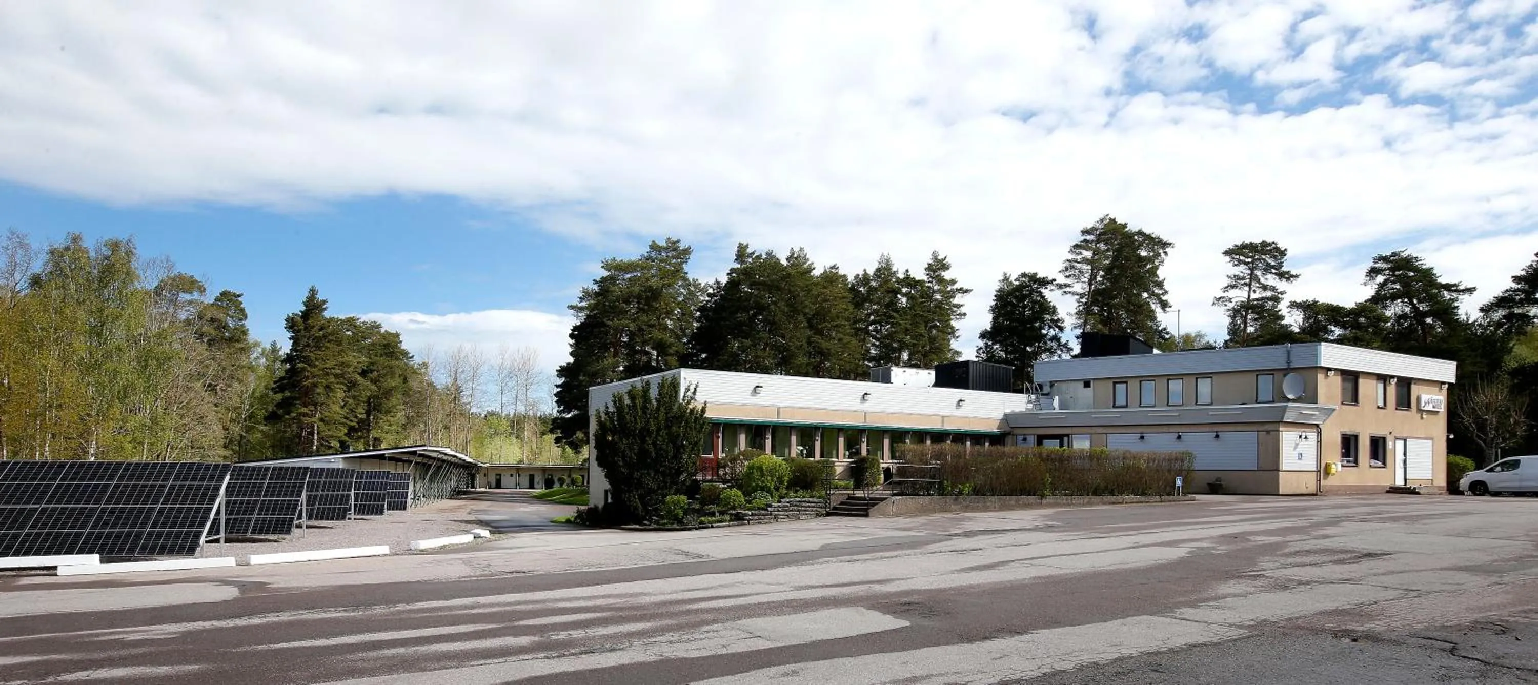 Property building in Sjögestad Motell