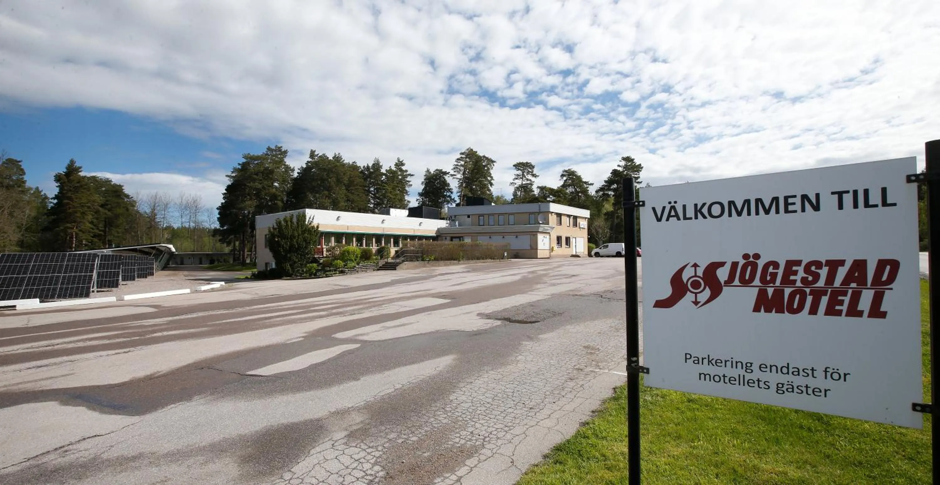 Property building in Sjögestad Motell