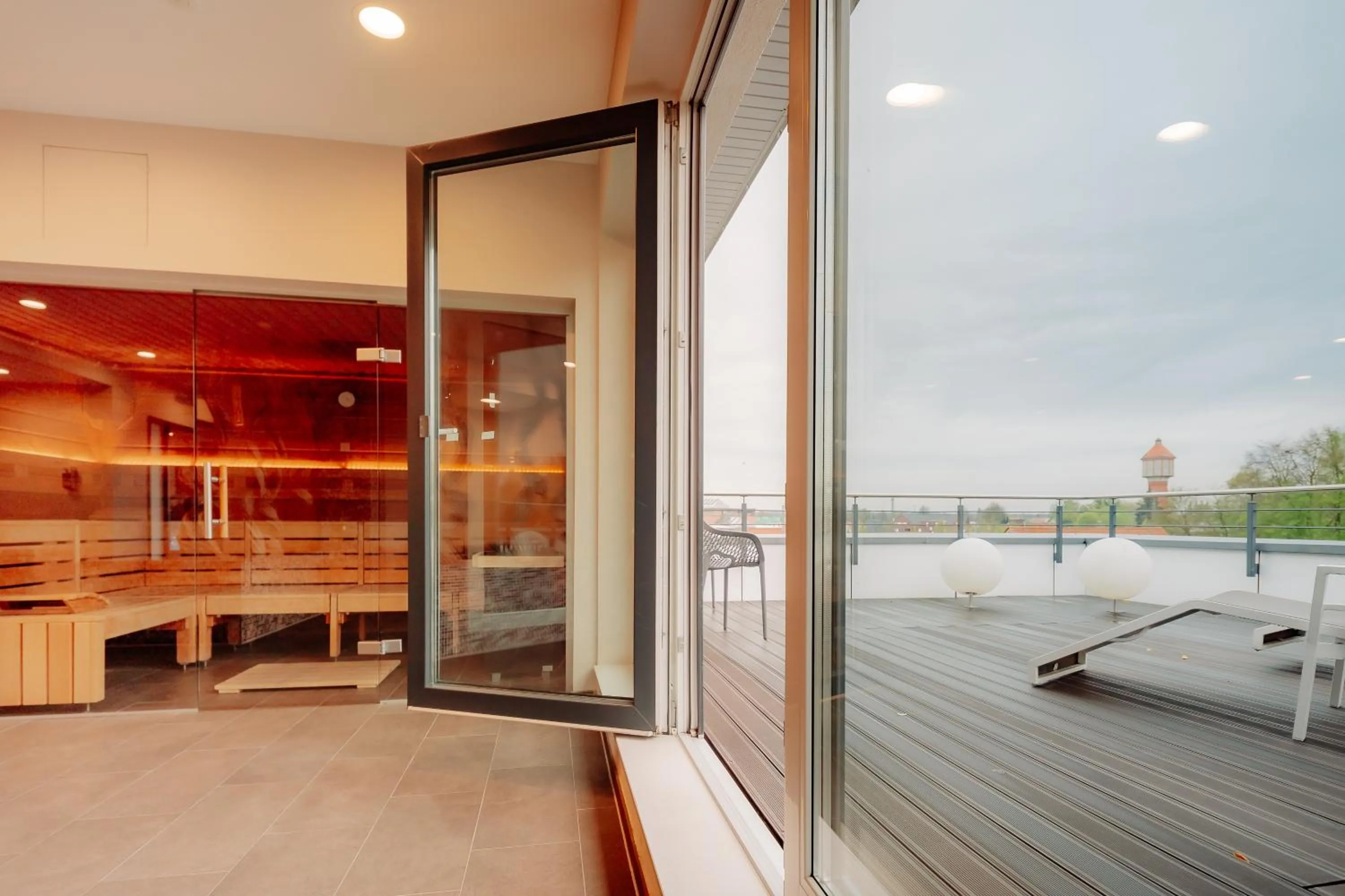 Spa and wellness centre/facilities in LOOKEN INN Lingen by Hackmann