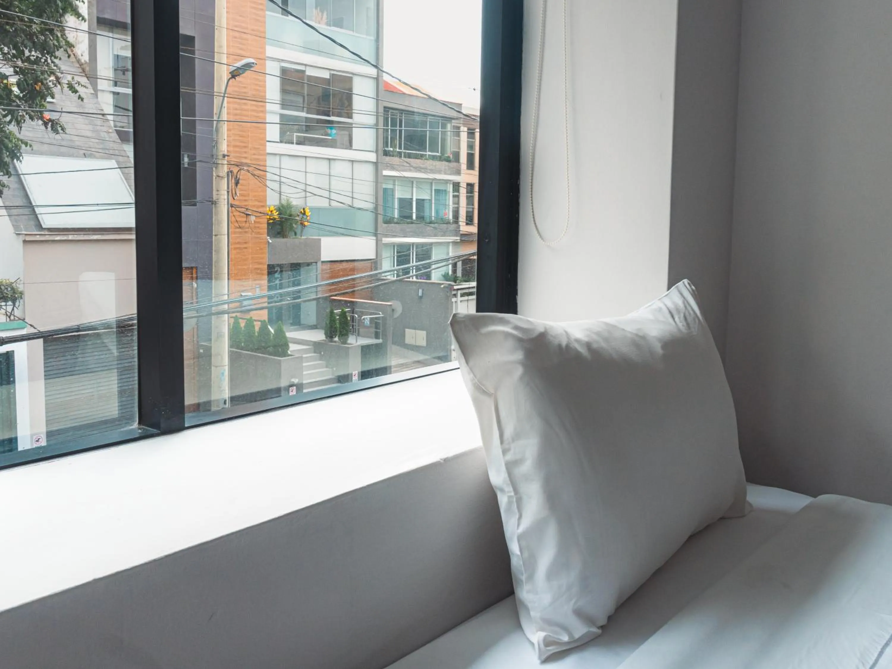 City view, Bed in Hotel Ferré Miraflores