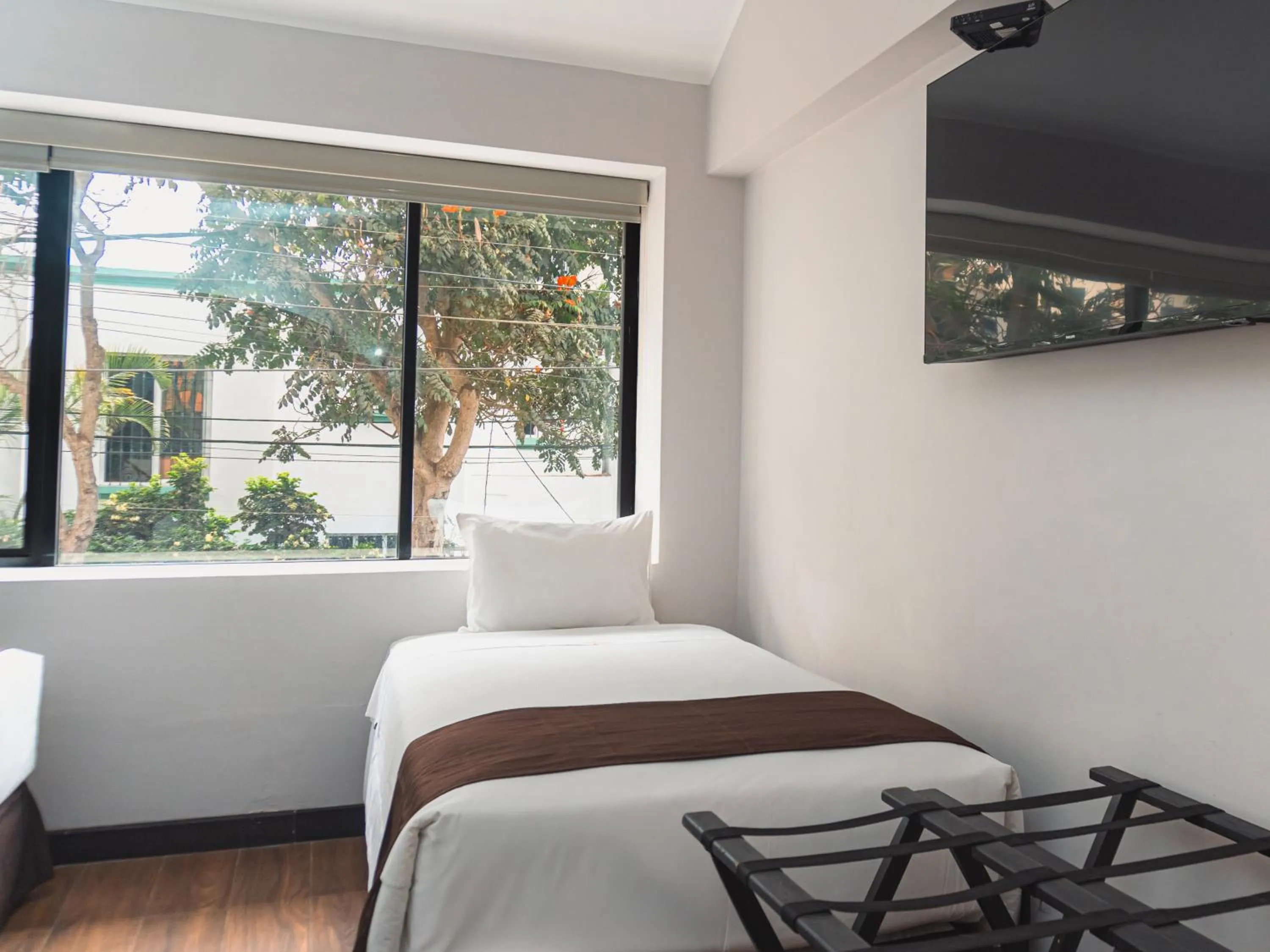 City view, Bed in Hotel Ferré Miraflores