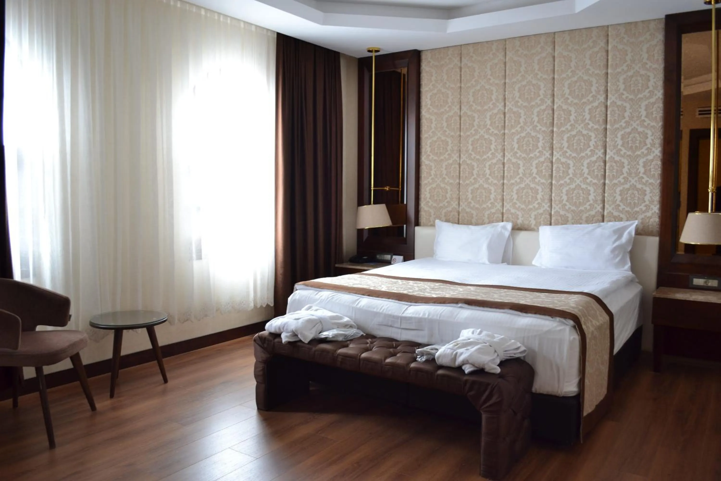 Bed in Gulumser Hatun Termal Hotel & Spa