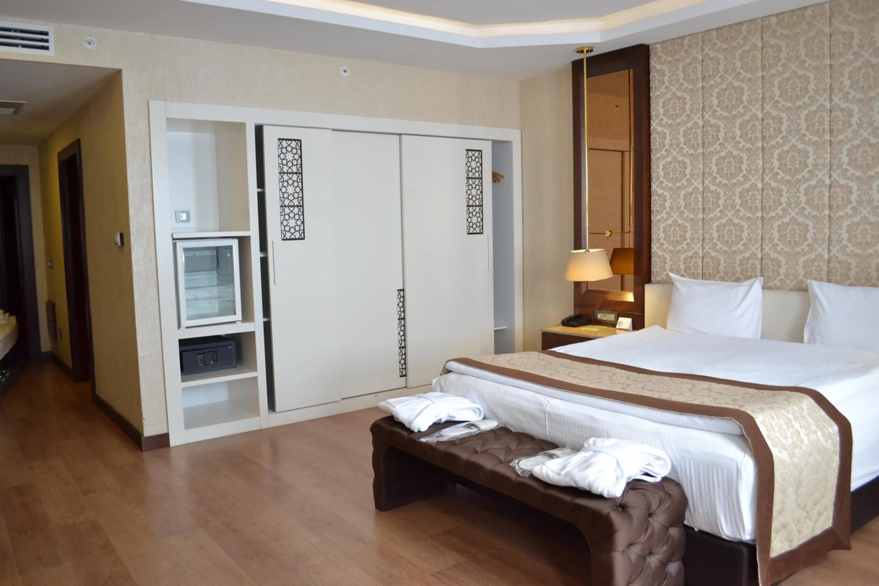 Bed in Gulumser Hatun Termal Hotel & Spa
