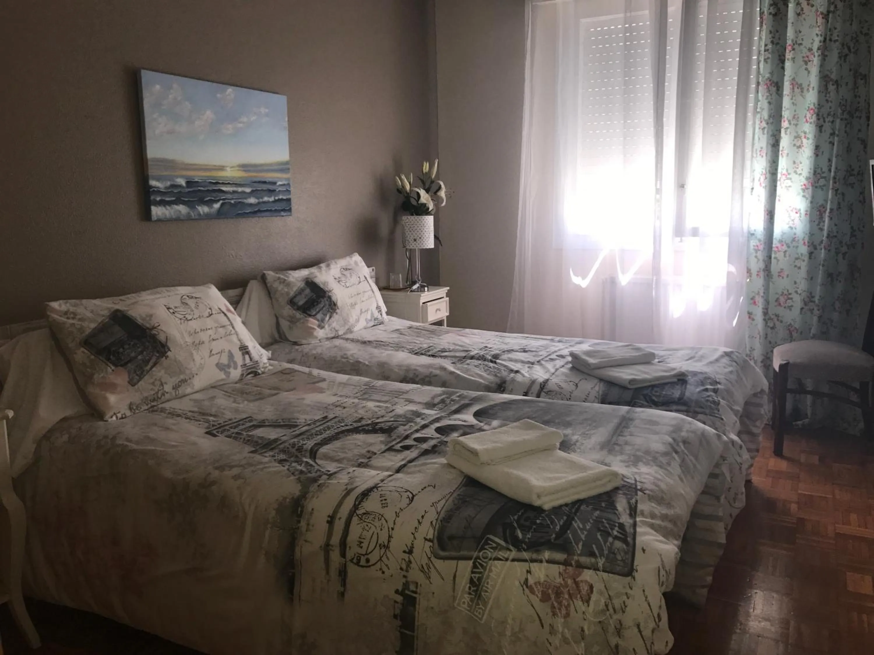 Bed in Alojamientos Olga