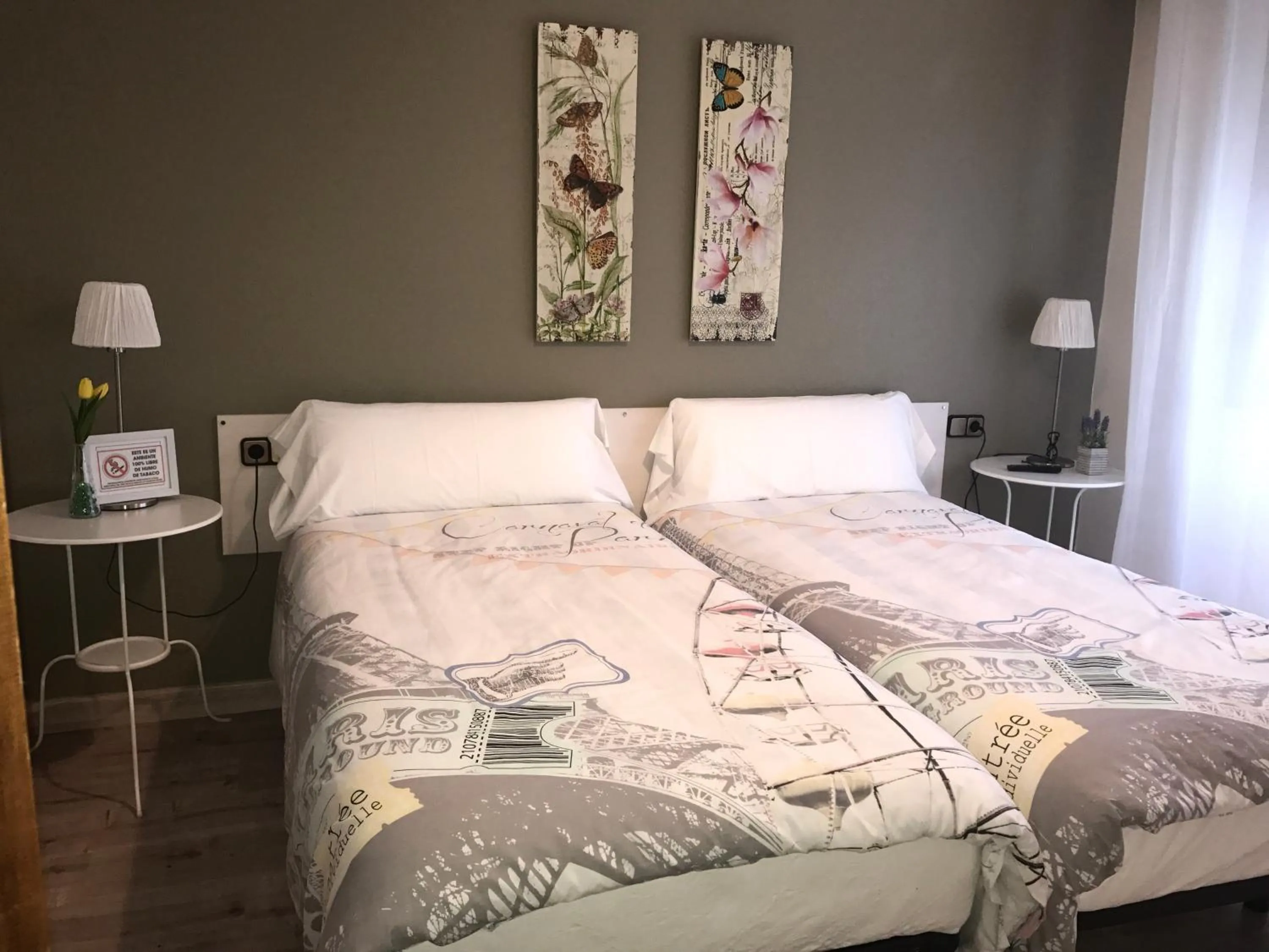 Bed in Alojamientos Olga